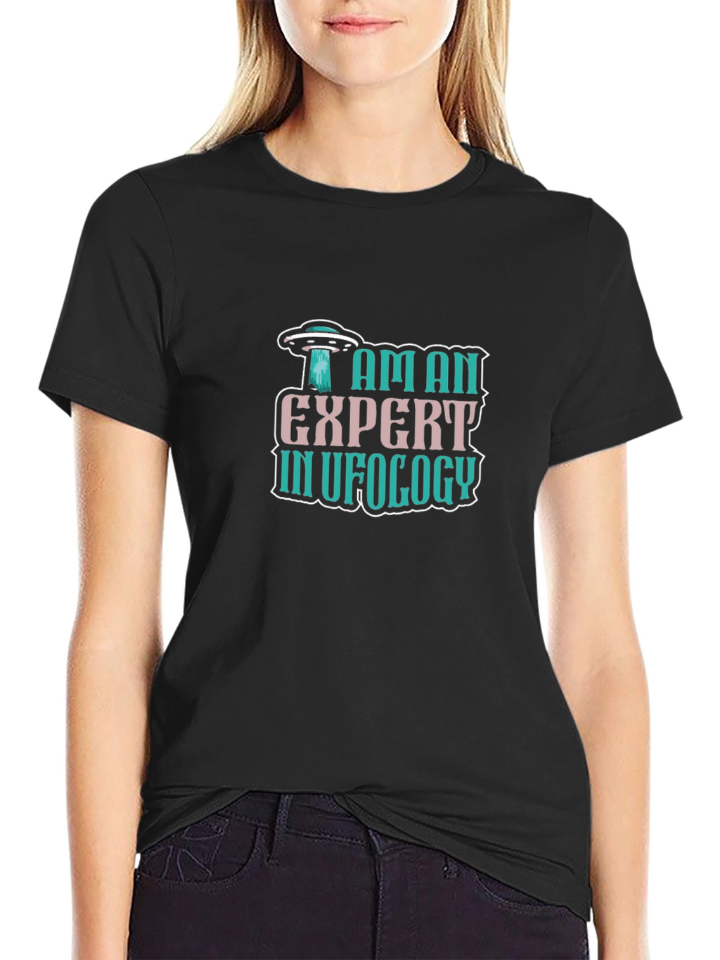 I Am An Expert In UFOLOGY T-Shirt - Black