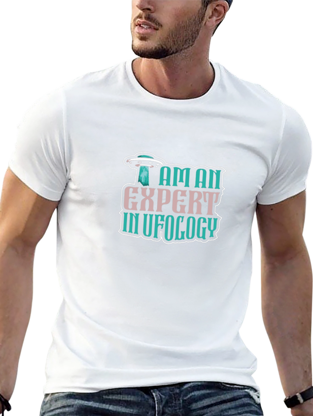 I Am An Expert In UFOLOGY T-Shirt - Black