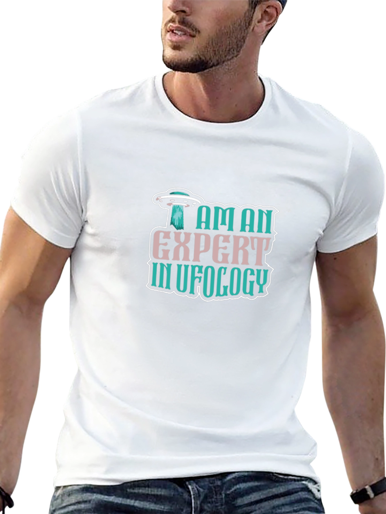I Am An Expert In UFOLOGY T-Shirt - Black
