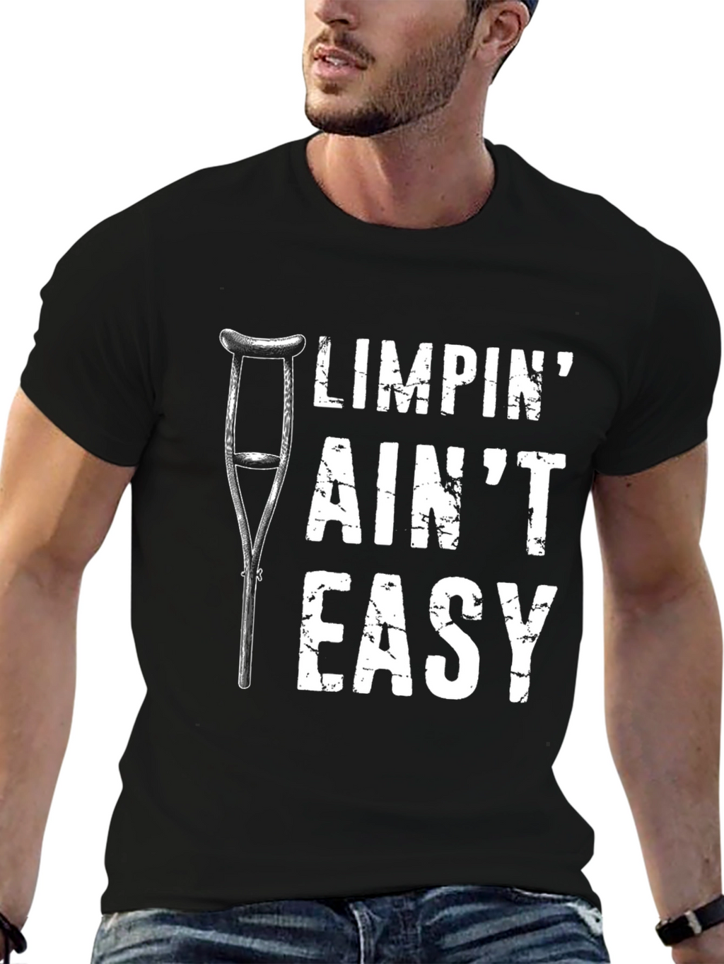 Limpin Aint Easy Graphic T-Shirt