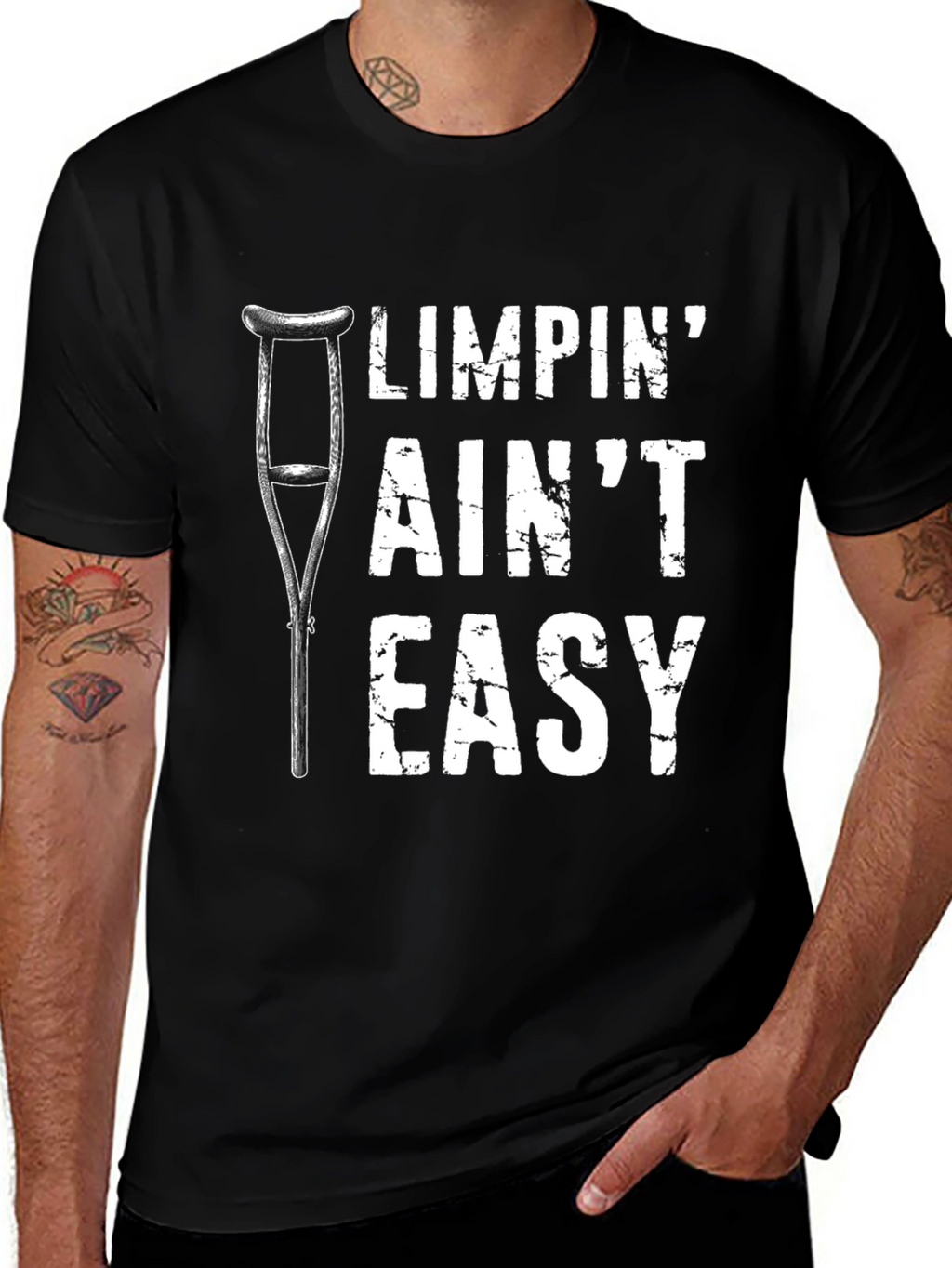 Limpin Aint Easy Graphic T-Shirt