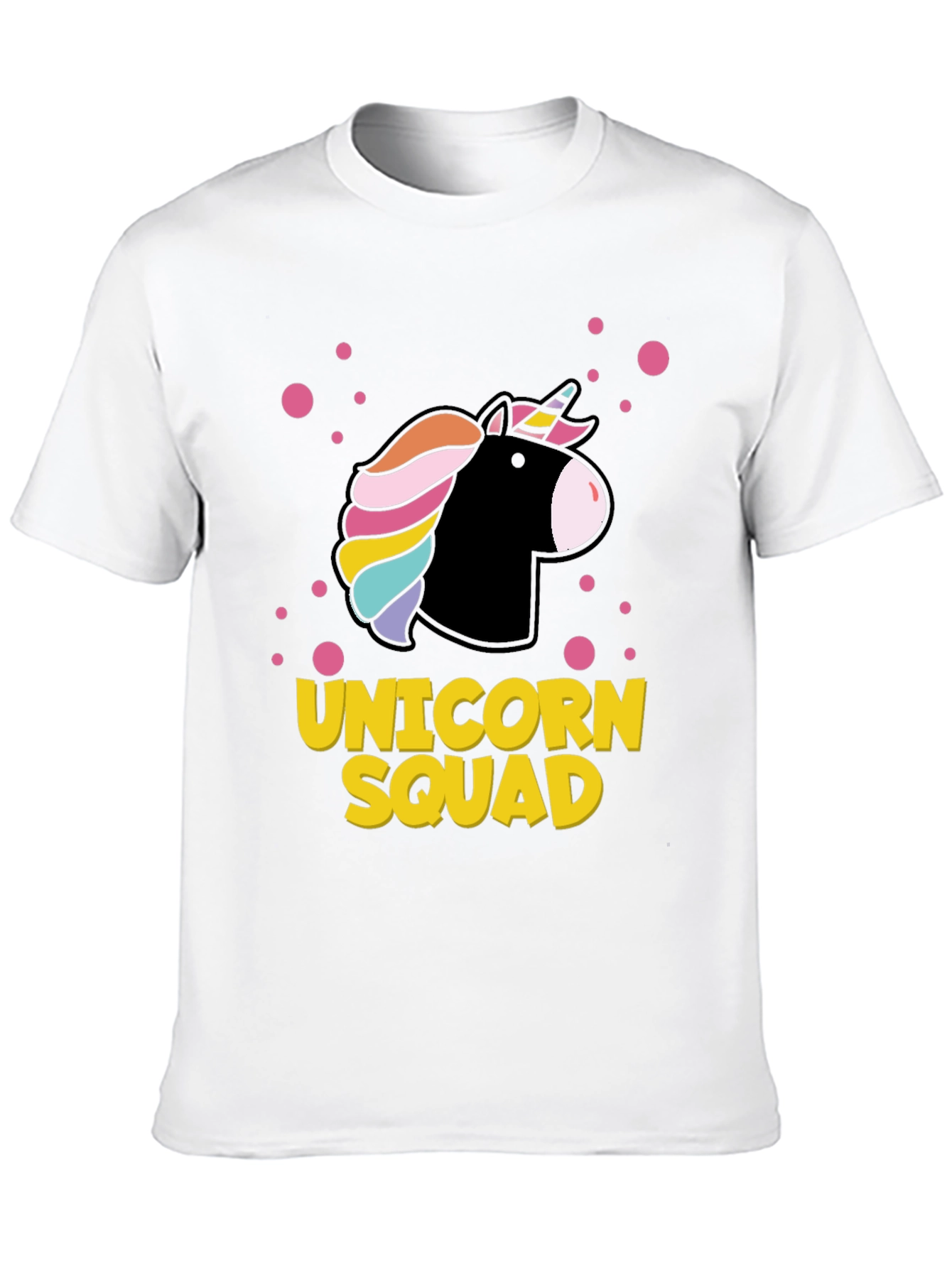 Unicorn Squad Graphic Tee - Black