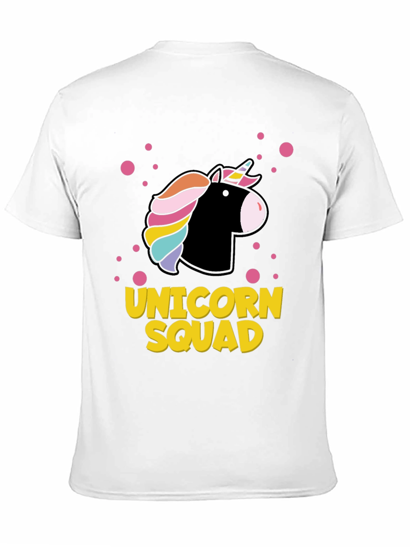 Unicorn Squad Graphic Tee - Black