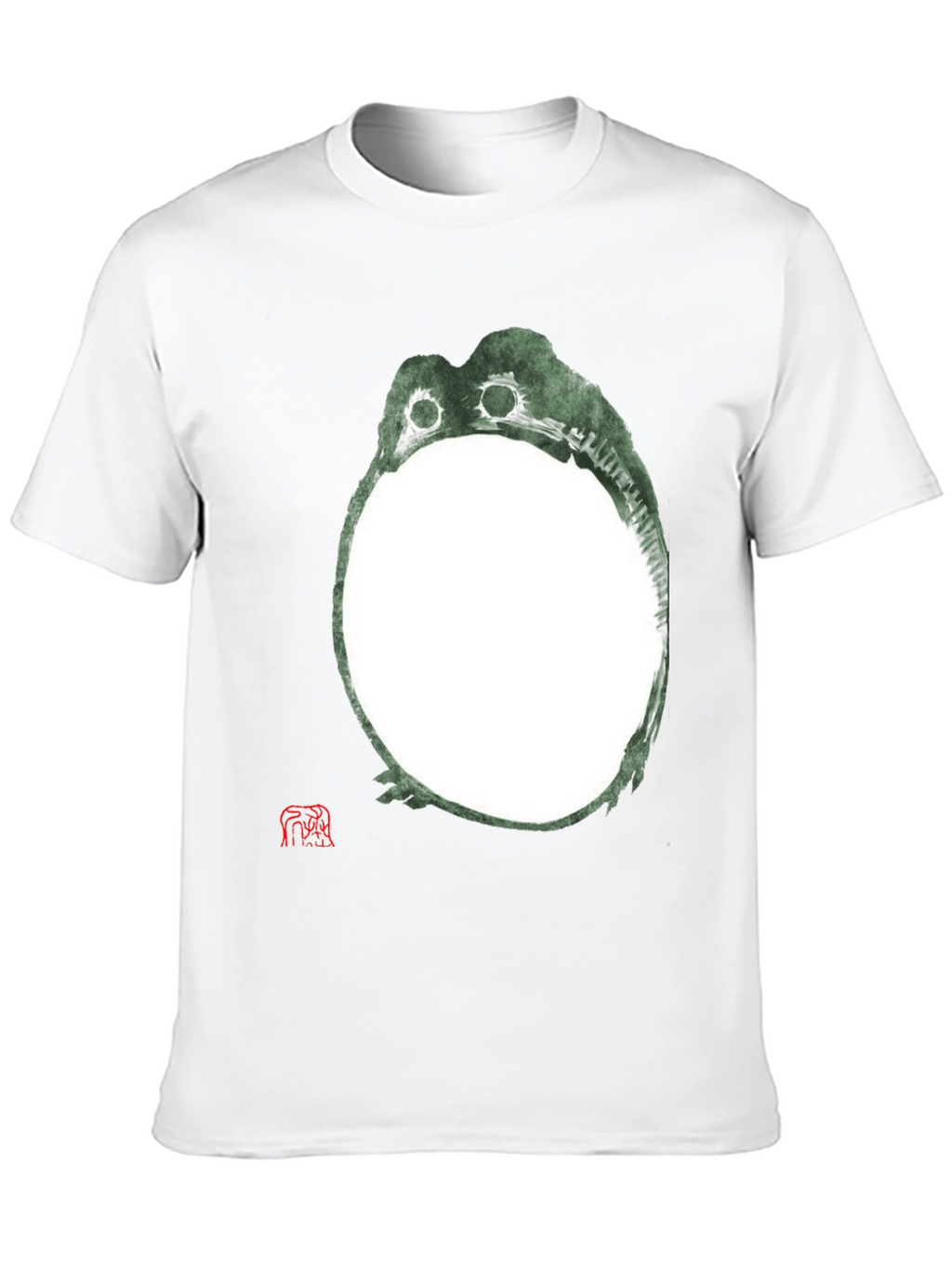 Unique Frog Graphic Black T-Shirt