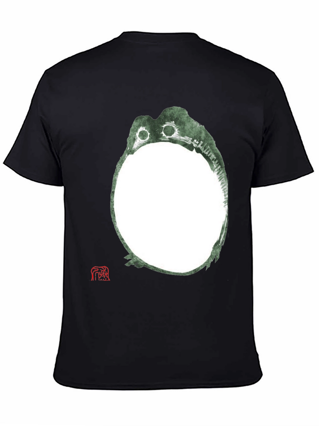 Unique Frog Graphic Black T-Shirt