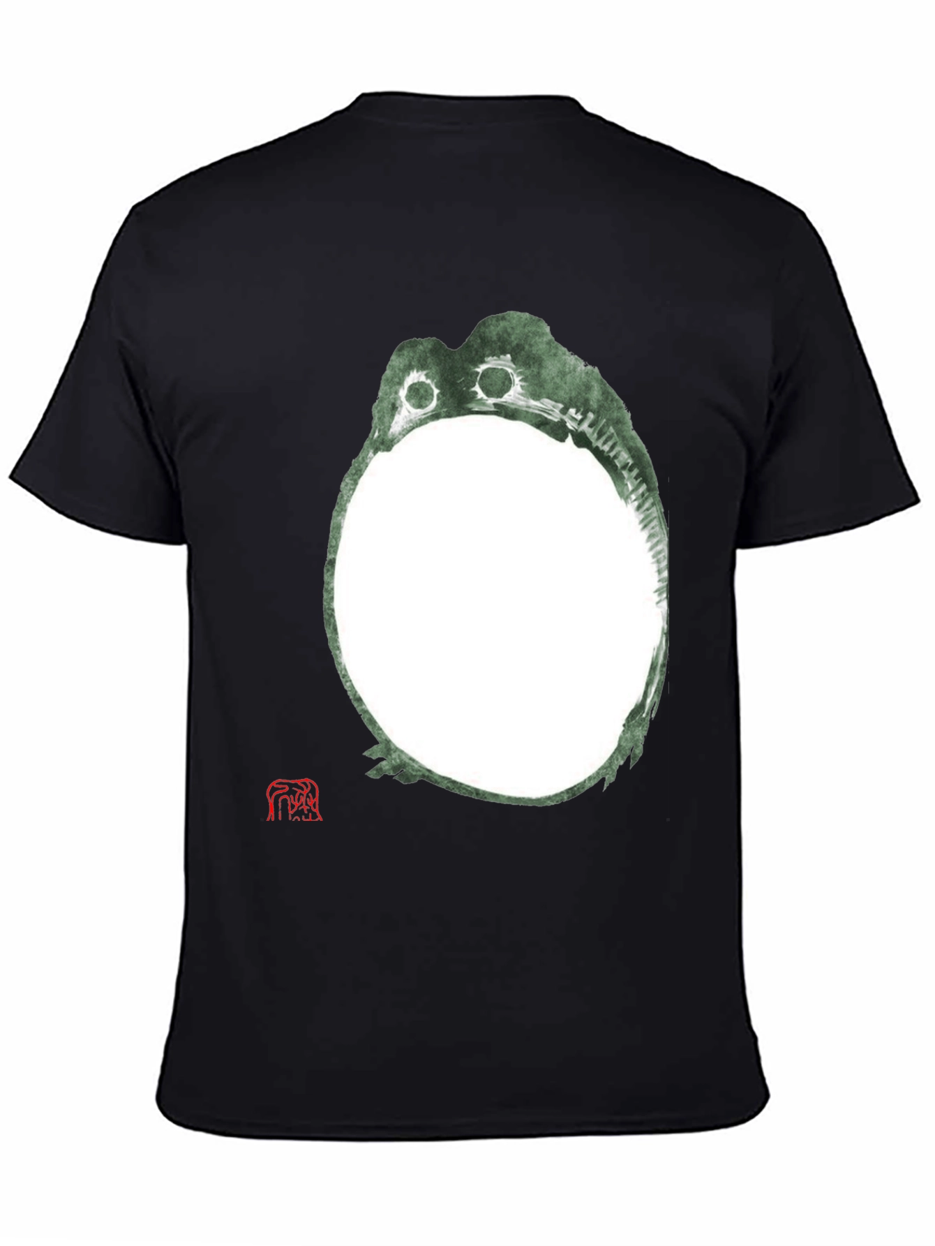 Unique Frog Graphic Black T-Shirt