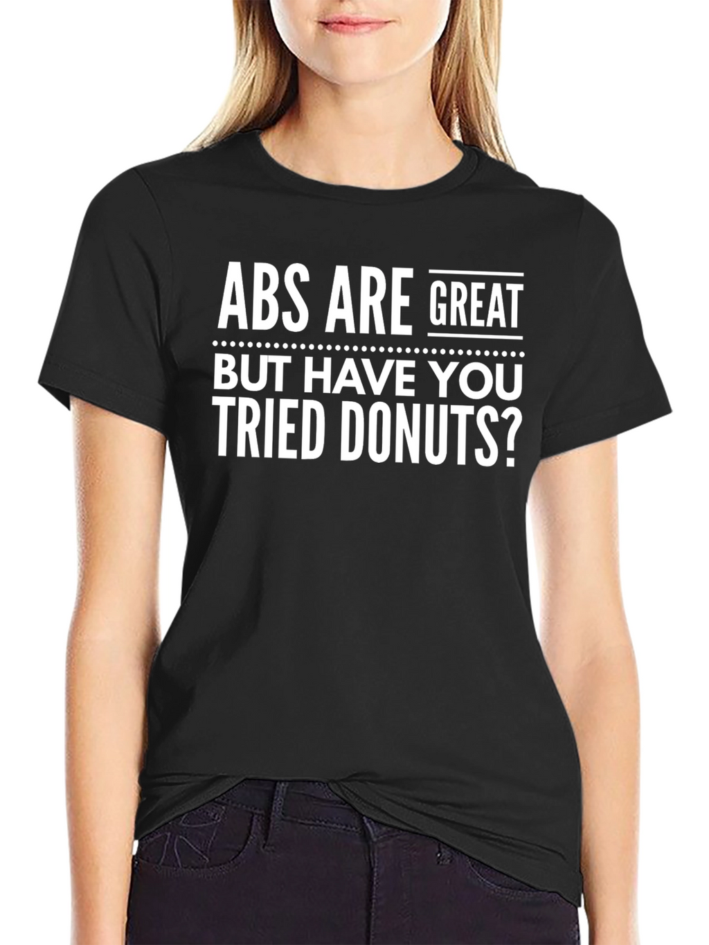 Funny Donuts T-Shirt - Abs Are Great Tee