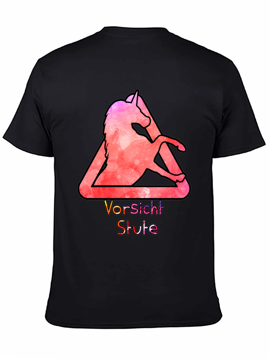 Unicorn Vorsicht Stute Graphic T-Shirt