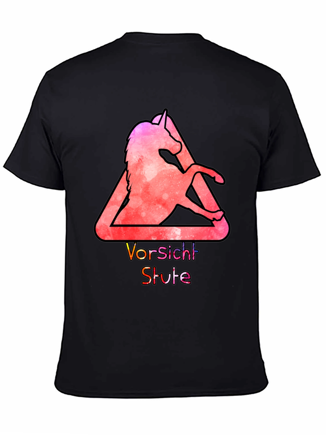 Unicorn Vorsicht Stute Graphic T-Shirt
