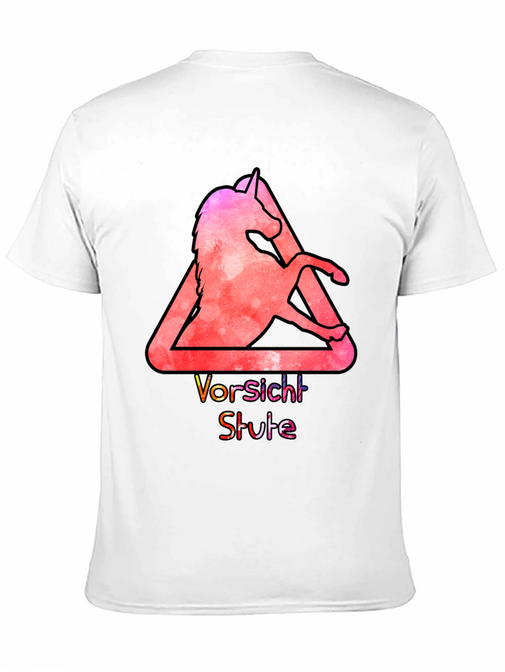 Unicorn Vorsicht Stute Graphic T-Shirt