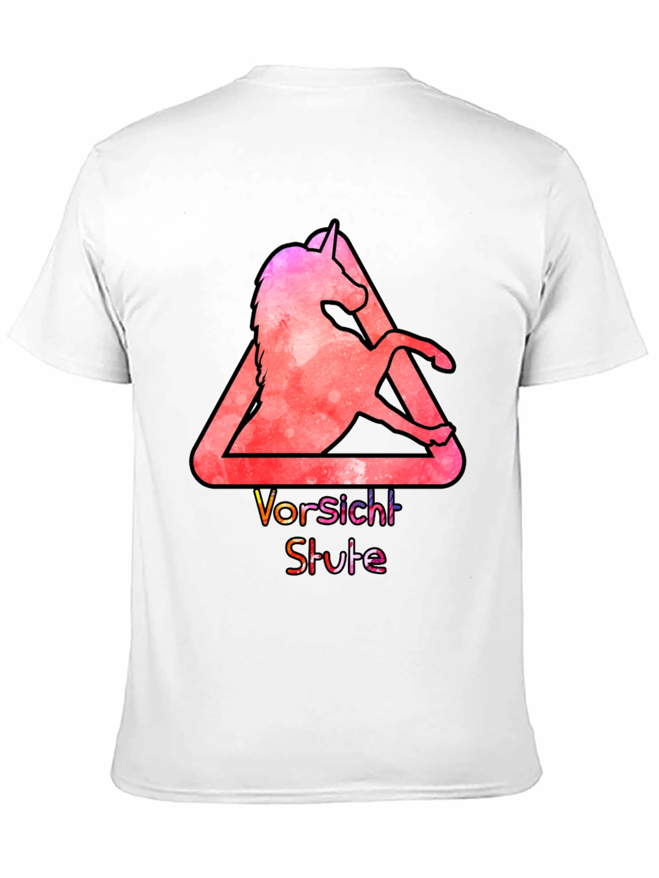 Unicorn Vorsicht Stute Graphic T-Shirt