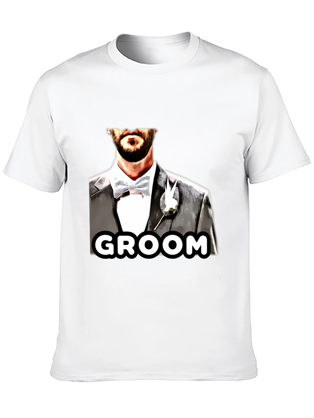 Groom Suit T-Shirt - Wedding Party Apparel