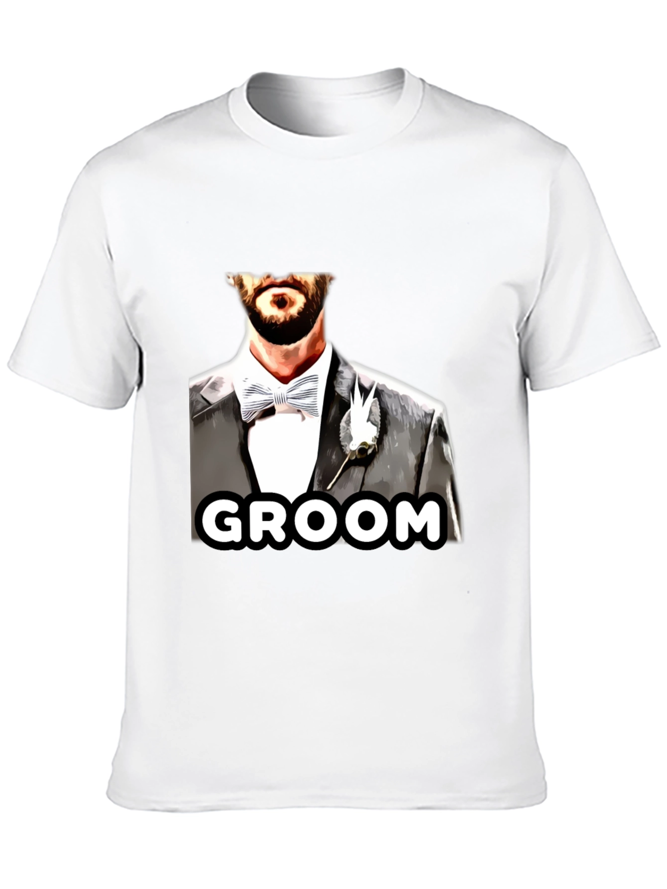 Groom Suit T-Shirt - Wedding Party Apparel