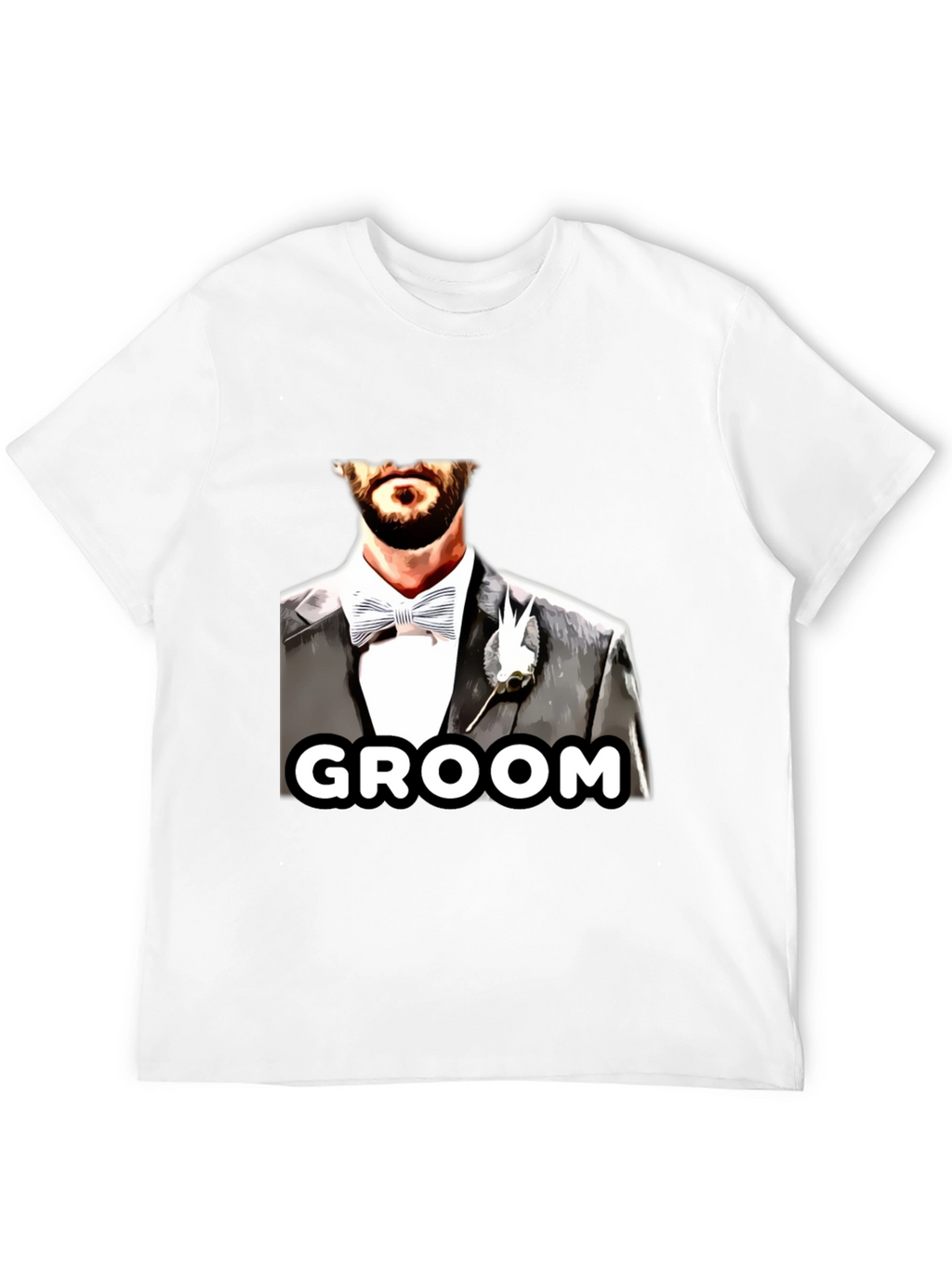 Groom Suit T-Shirt - Wedding Party Apparel
