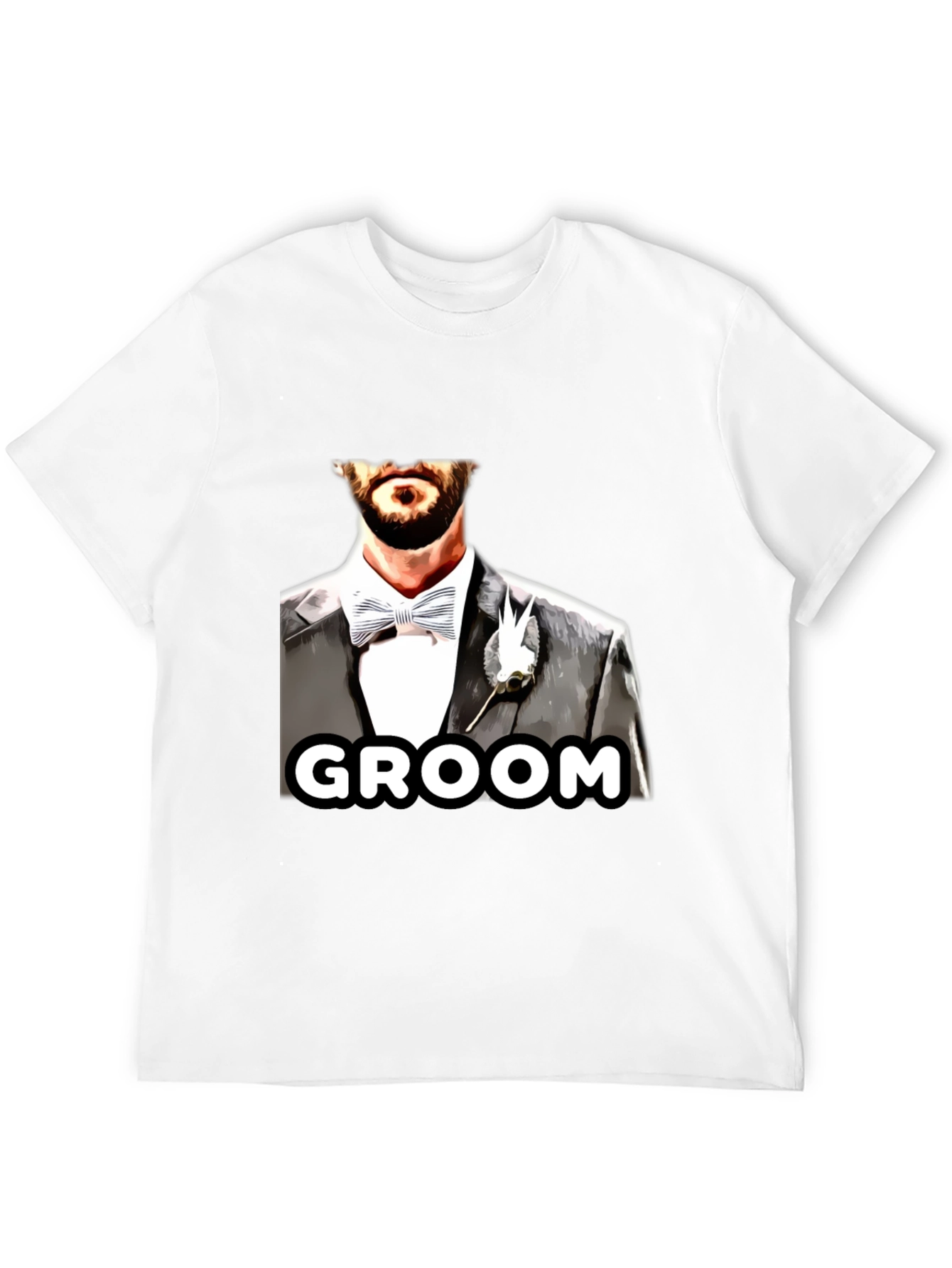 Groom Suit T-Shirt - Wedding Party Apparel
