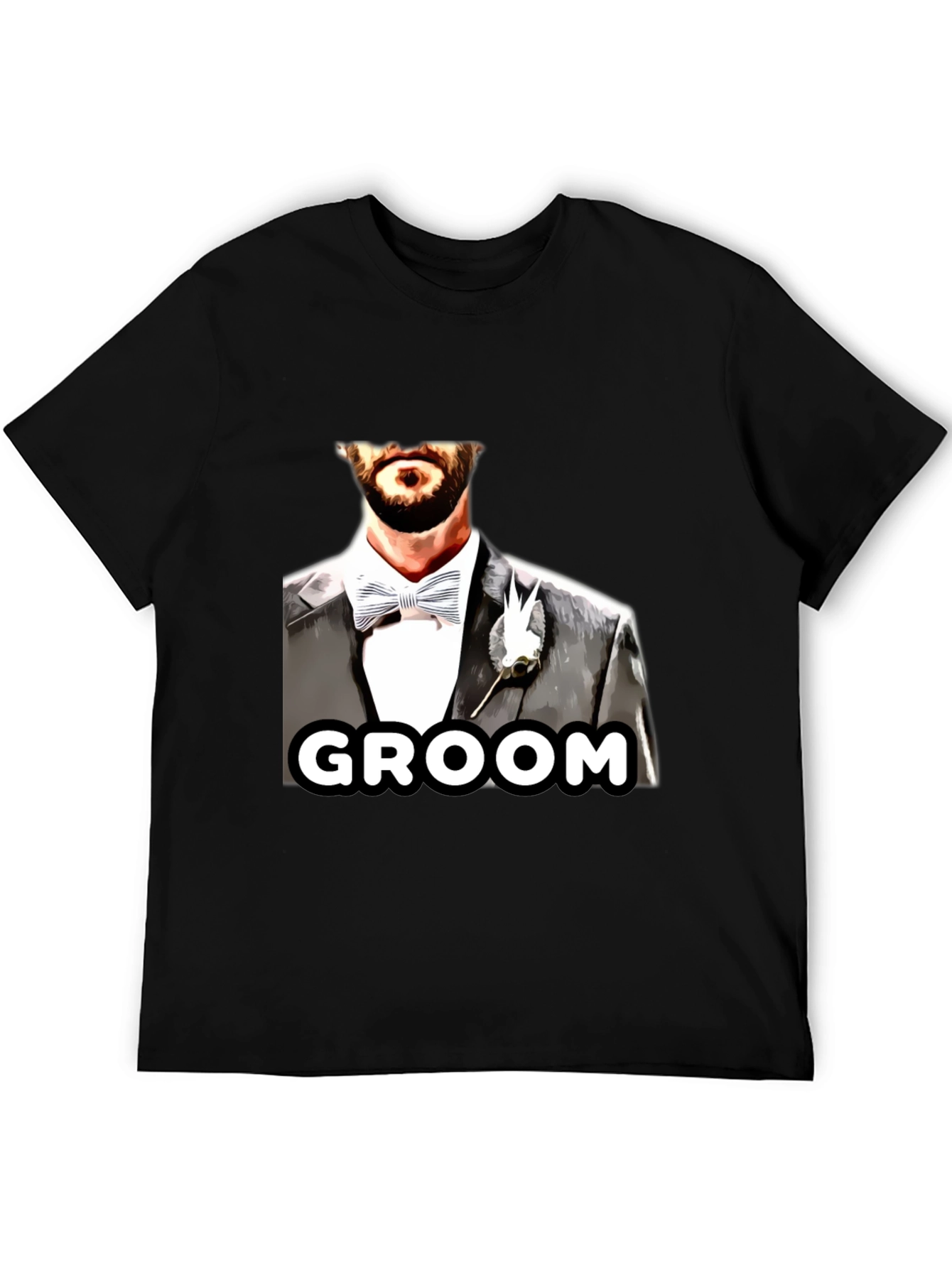 Groom Suit T-Shirt - Wedding Party Apparel