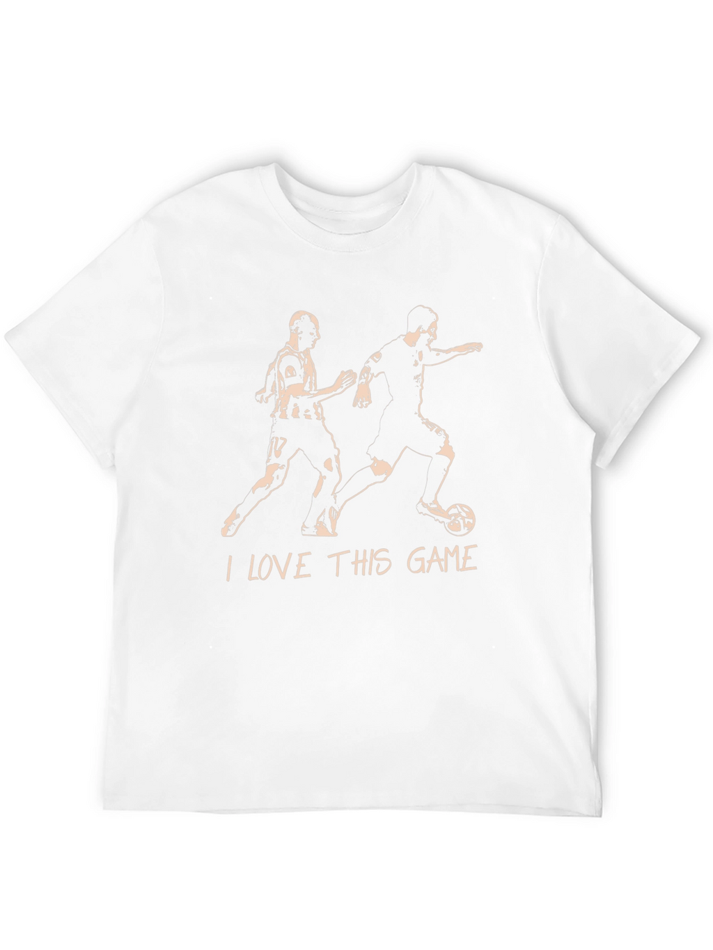 I Love This Game Black Soccer T-Shirt