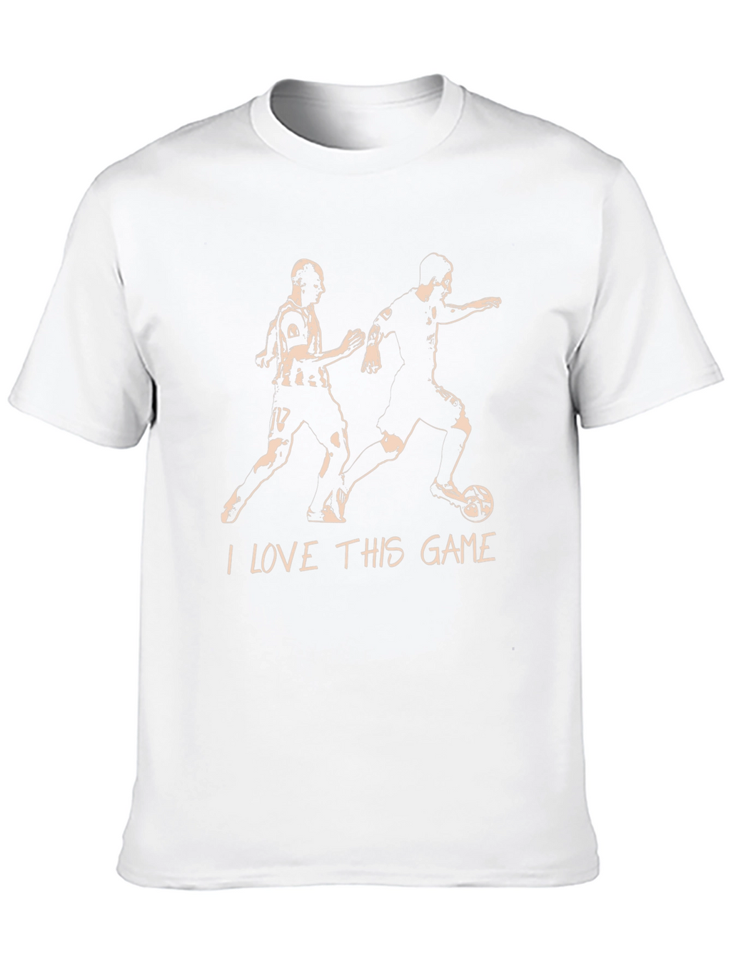 I Love This Game Black Soccer T-Shirt