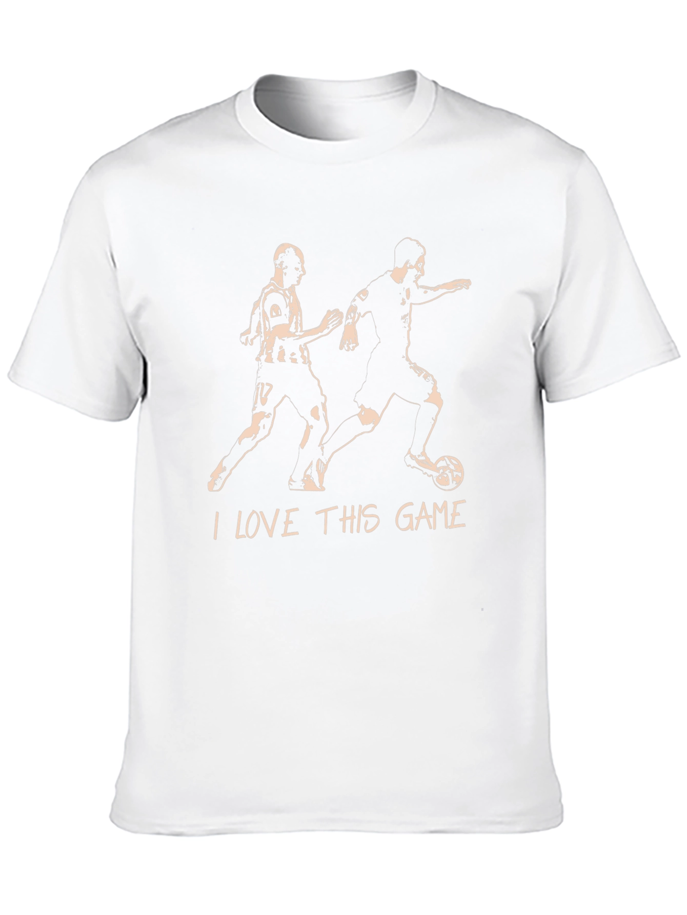 I Love This Game Black Soccer T-Shirt