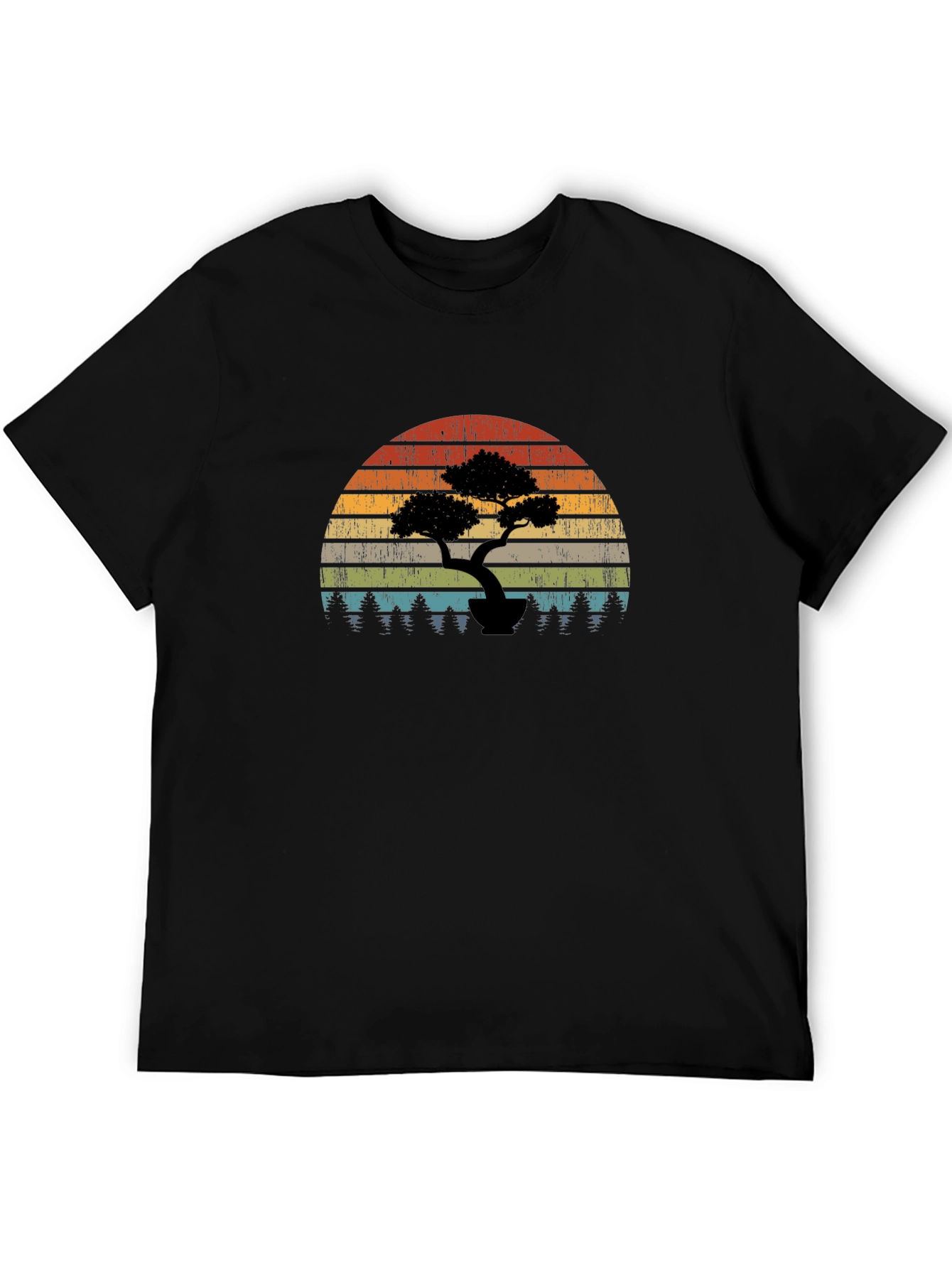 Vintage Bonsai Sunset T-Shirt