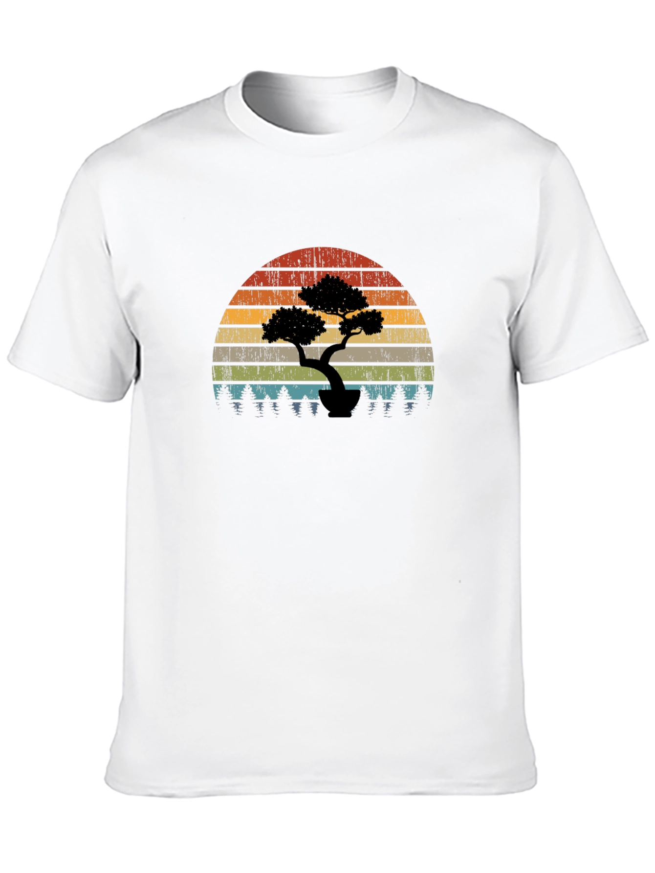 Vintage Bonsai Sunset T-Shirt