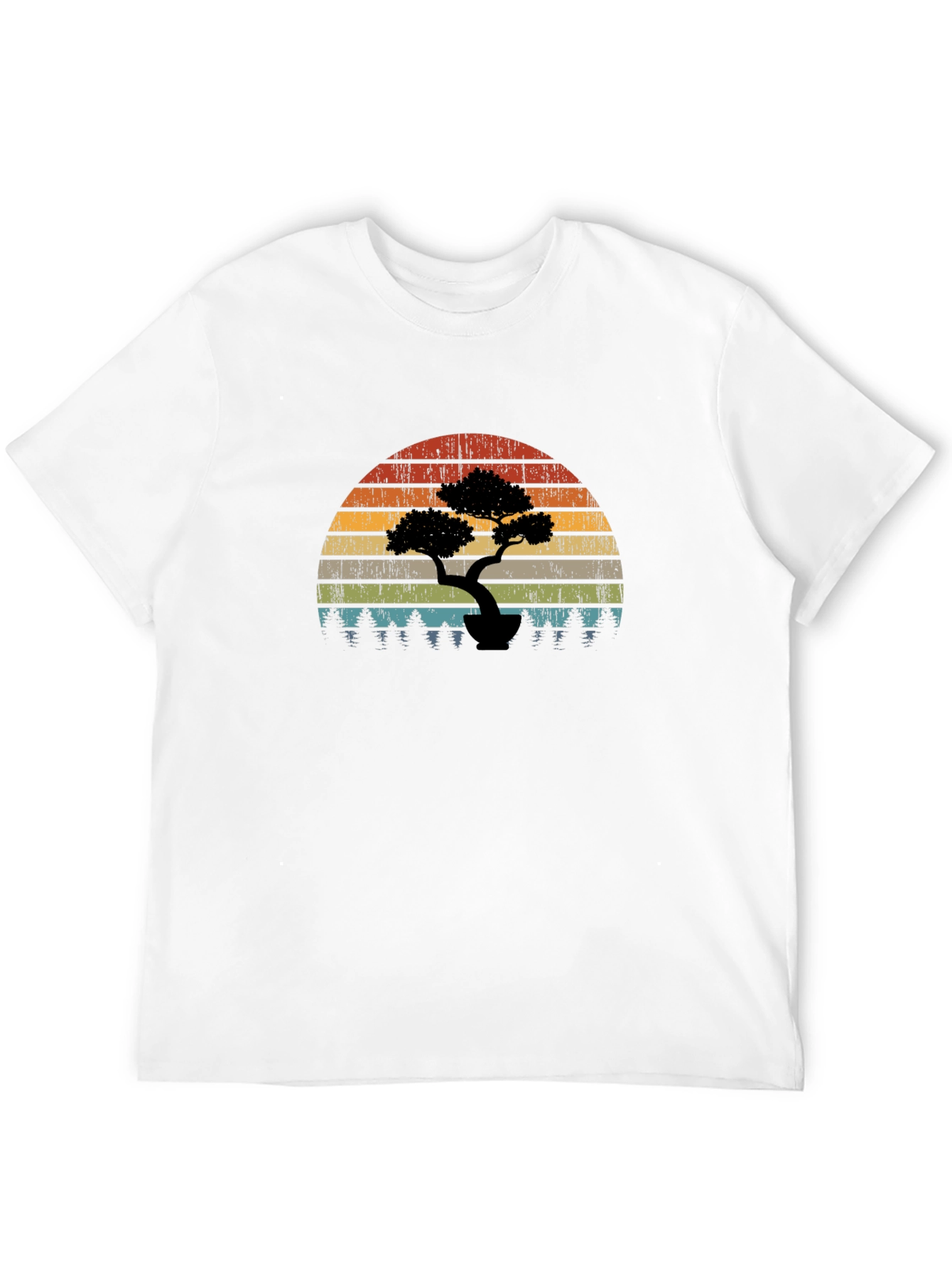 Vintage Bonsai Sunset T-Shirt