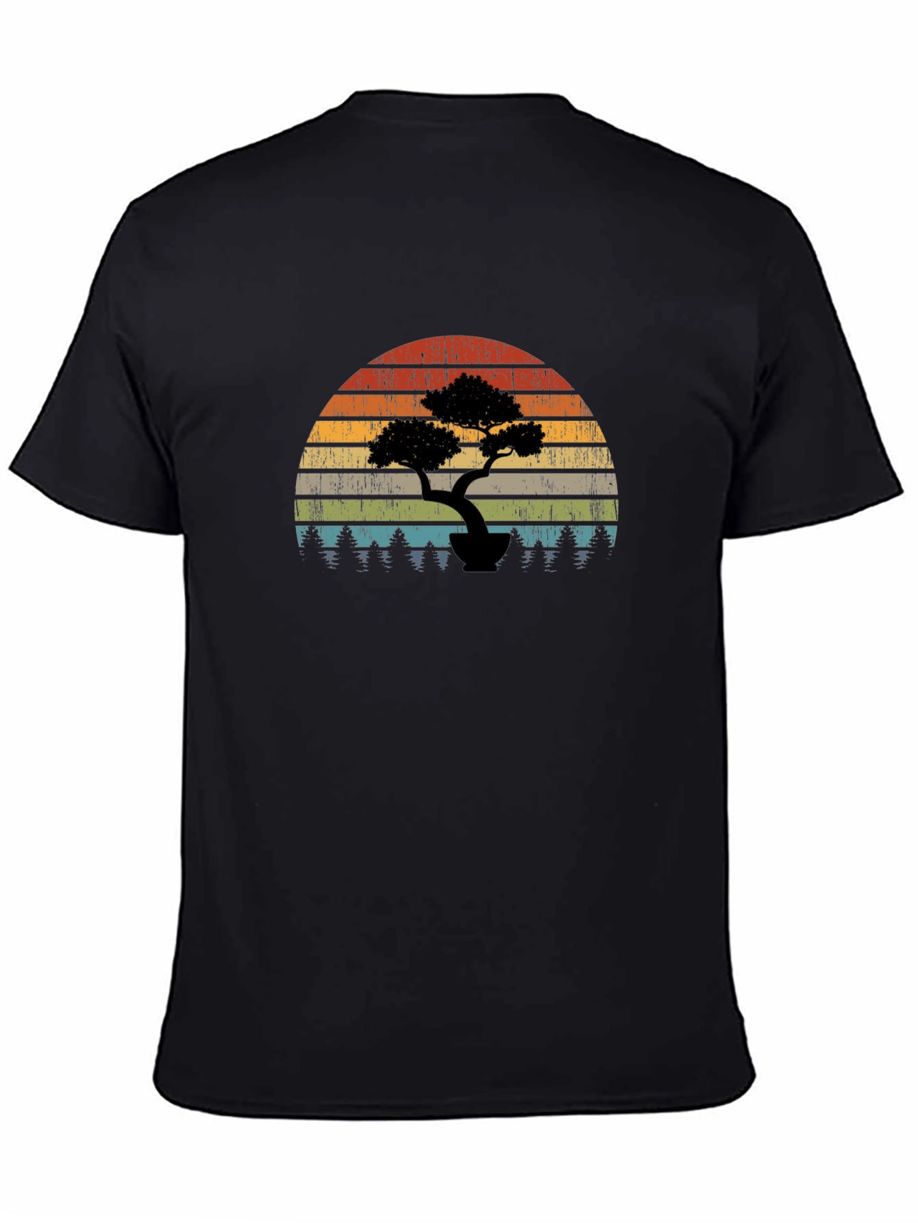 Vintage Bonsai Sunset T-Shirt