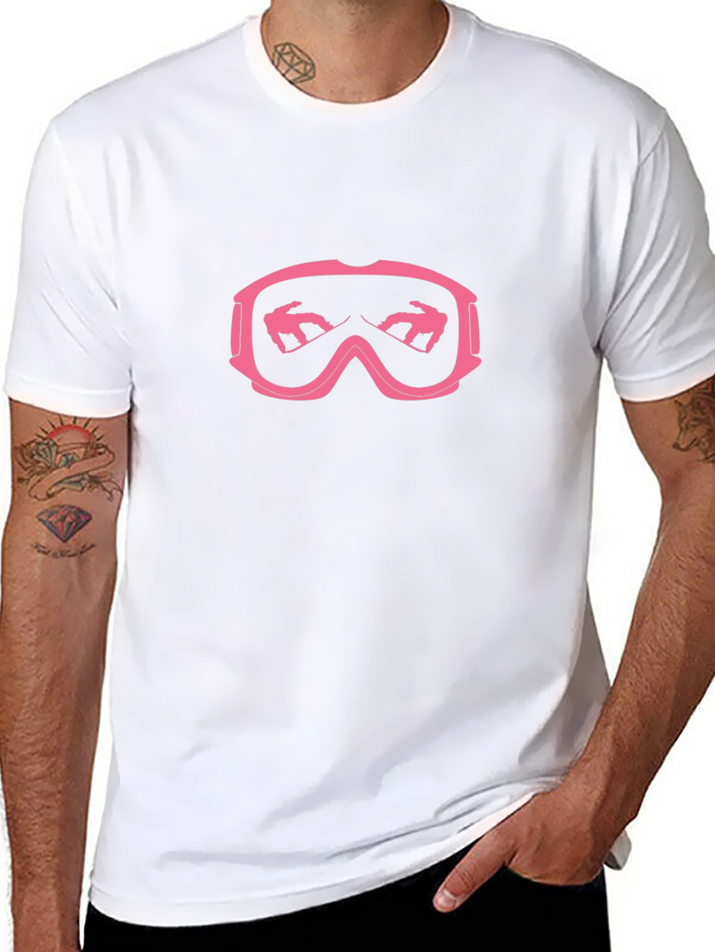 Snow Goggles Tee - Ride the Slopes in Style