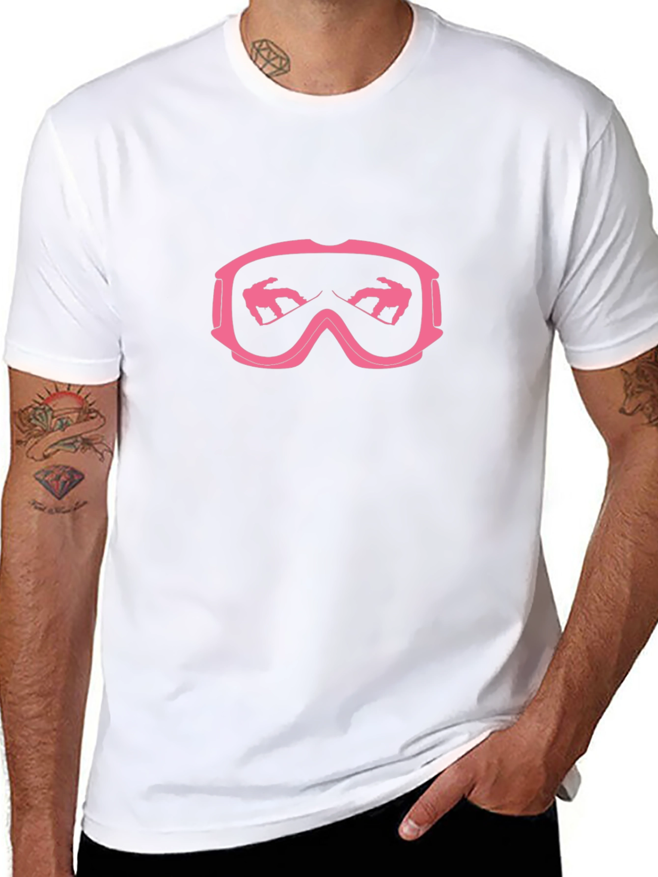 Snow Goggles Tee - Ride the Slopes in Style