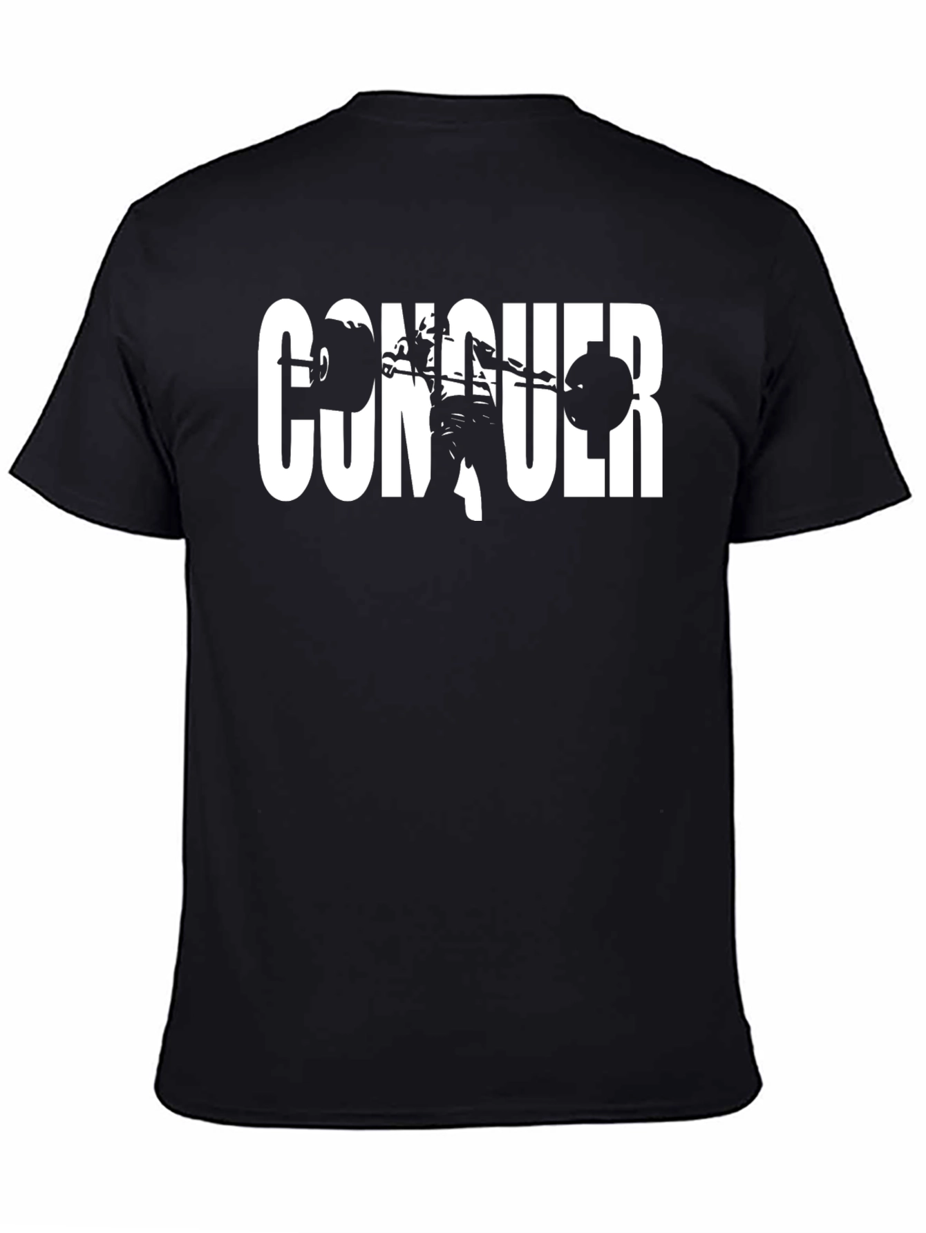 Conquer Weightlifting Black T-Shirt