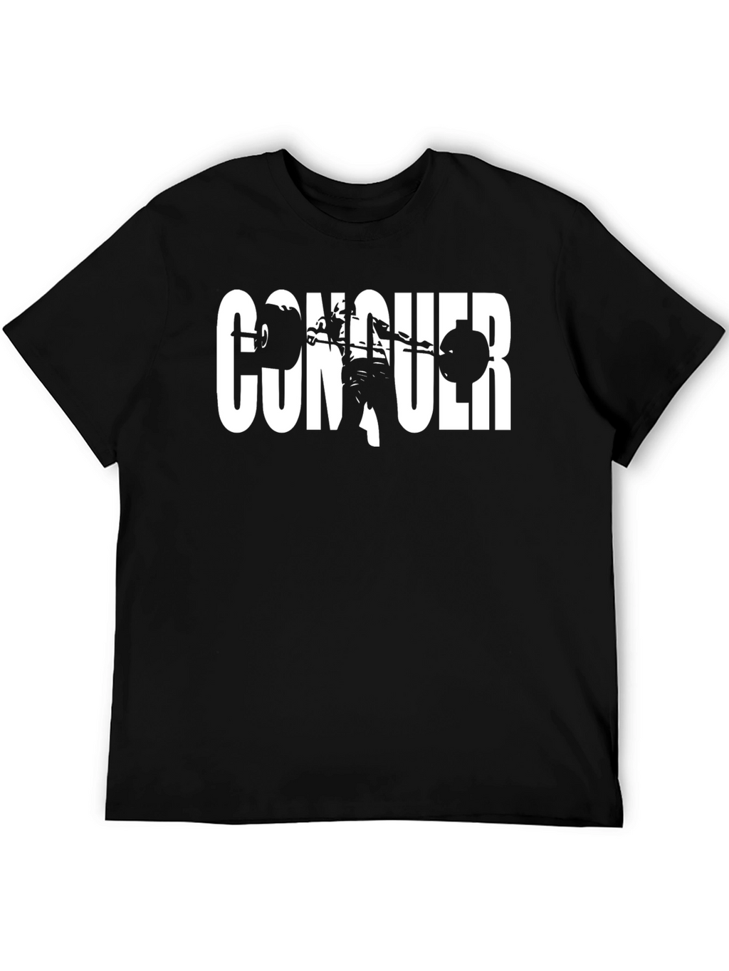 Conquer Weightlifting Black T-Shirt