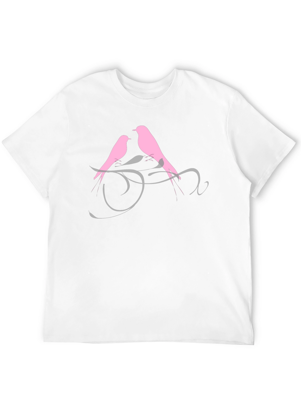 Love Birds Black T-Shirt