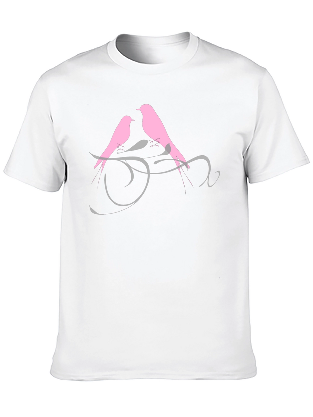 Love Birds Black T-Shirt