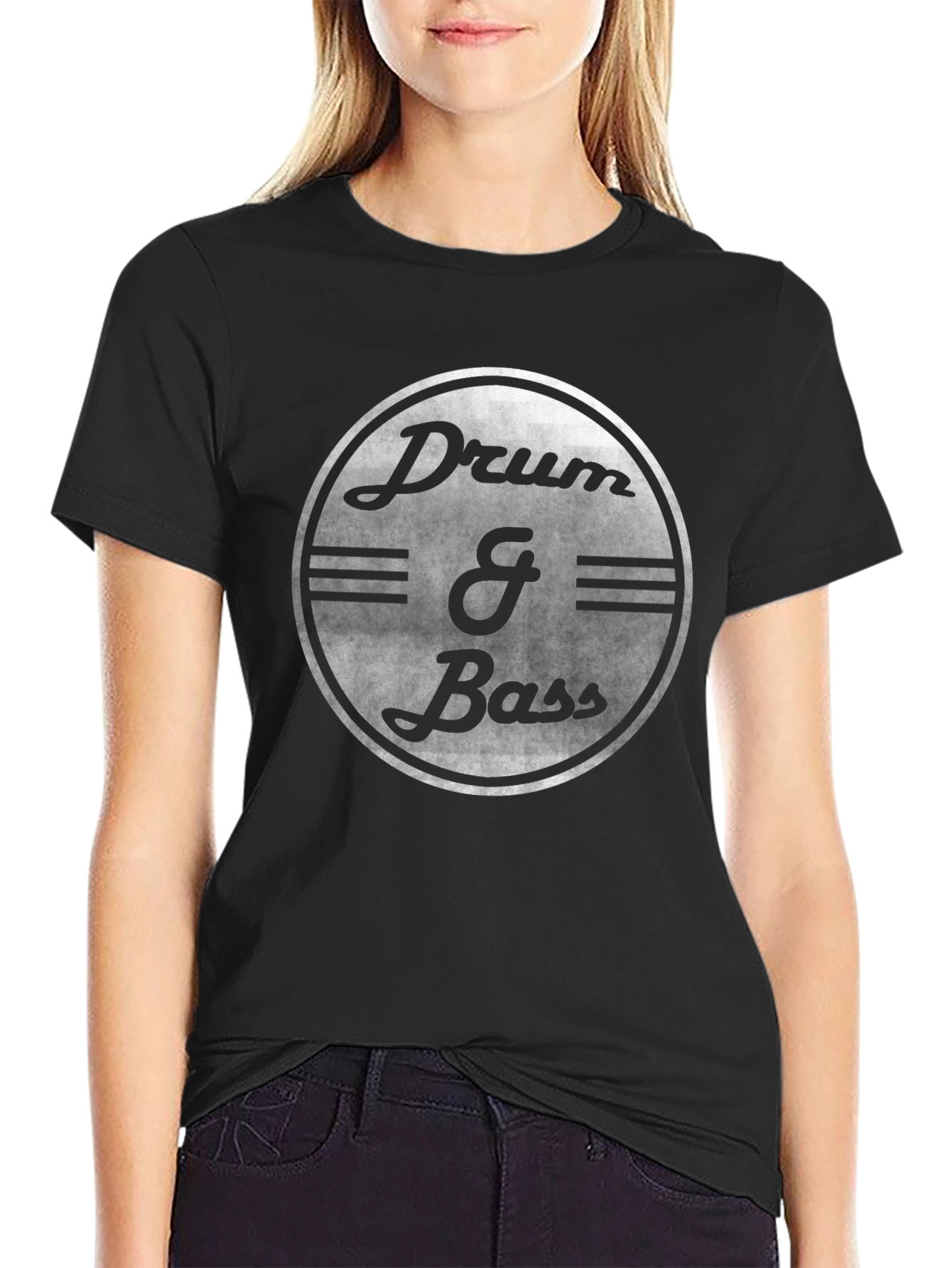 Drum & Bass Graphic Tee - Music Lovers T-Shirt