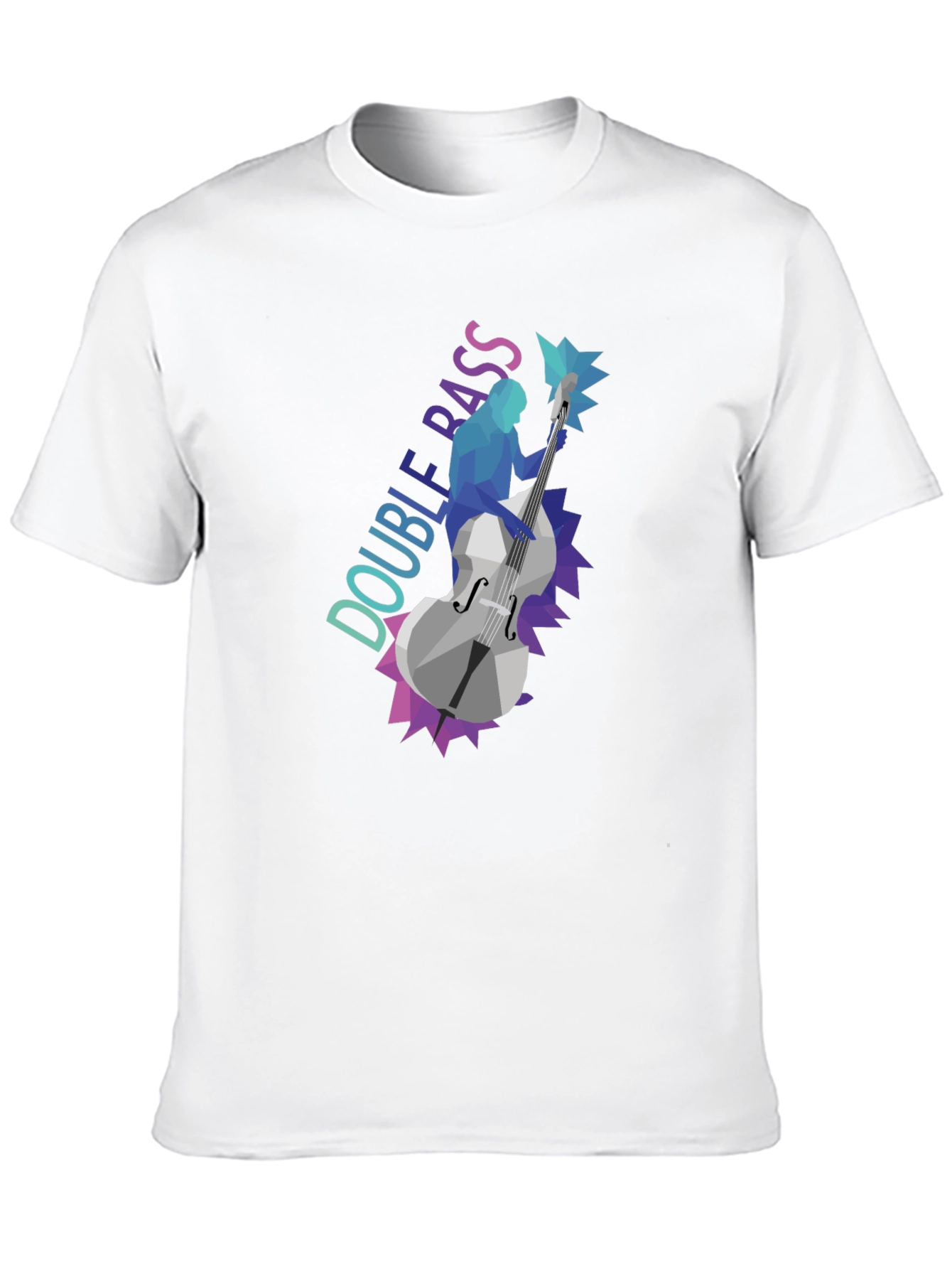 Double Bass Graphic T-Shirt - Black Cotton Tee