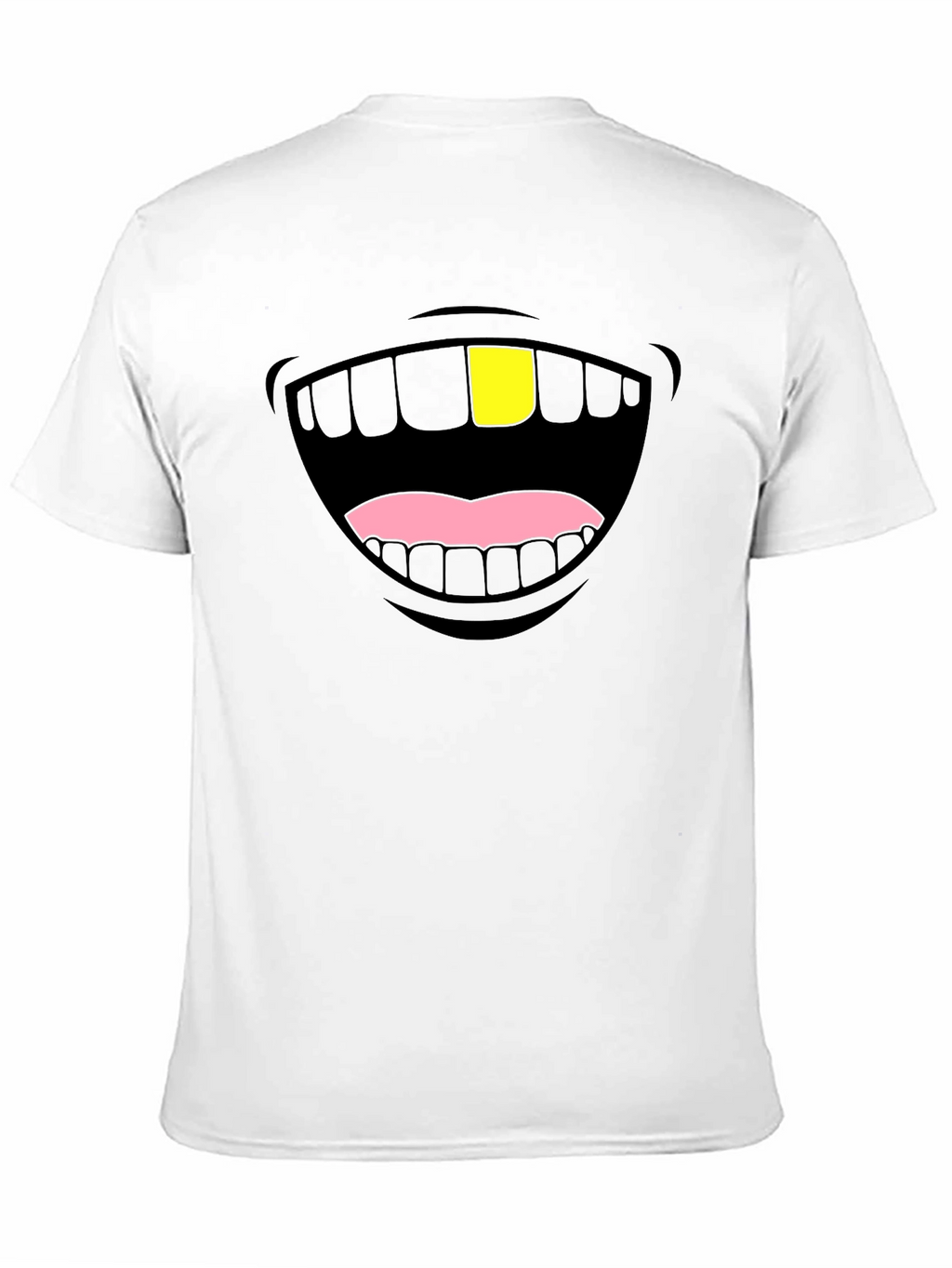 Funny Gold Tooth Graphic T-Shirt