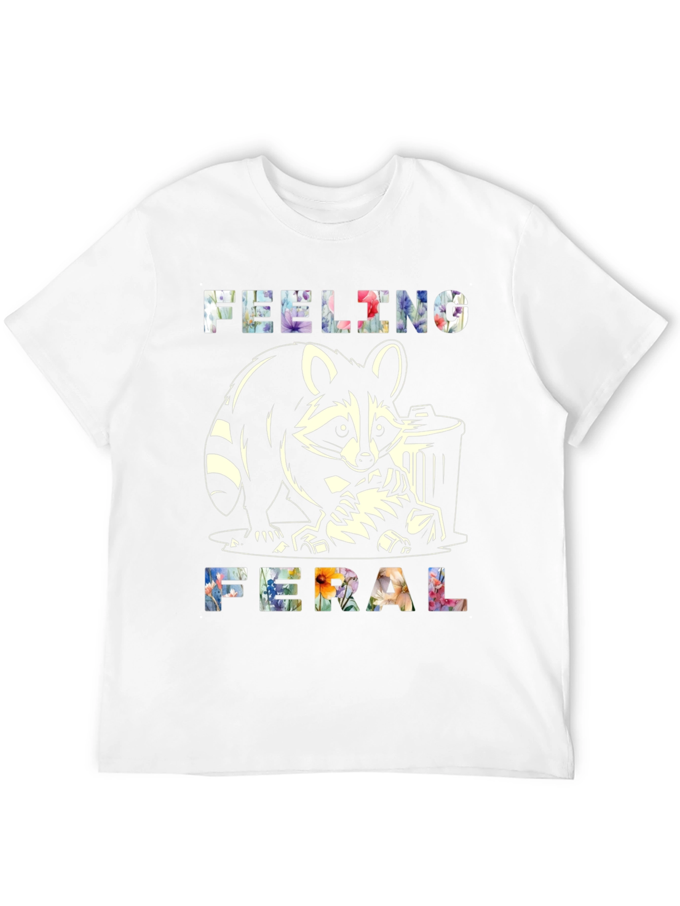 Feeling Feral Raccoon Graphic Tee