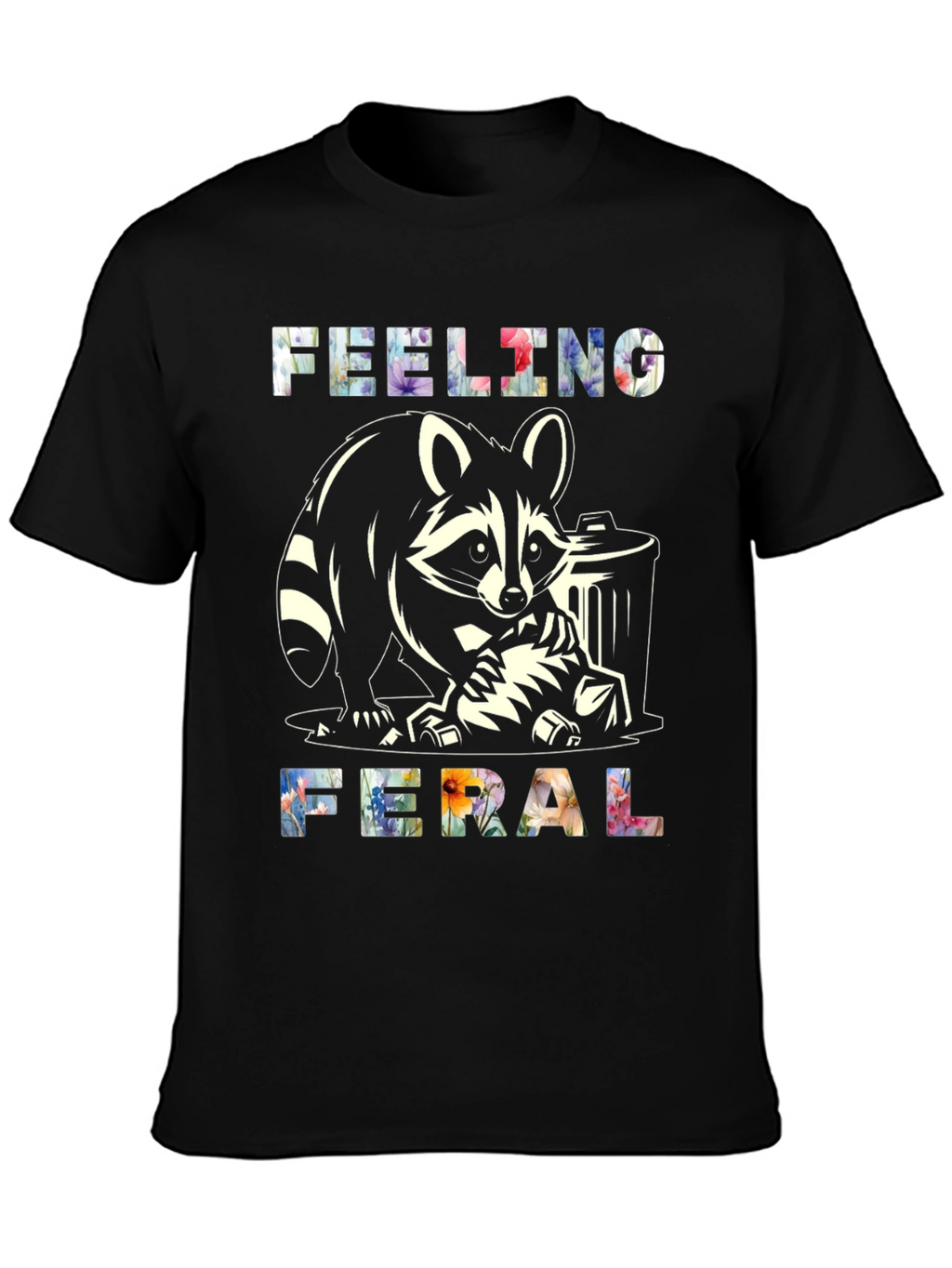 Feeling Feral Raccoon Graphic Tee