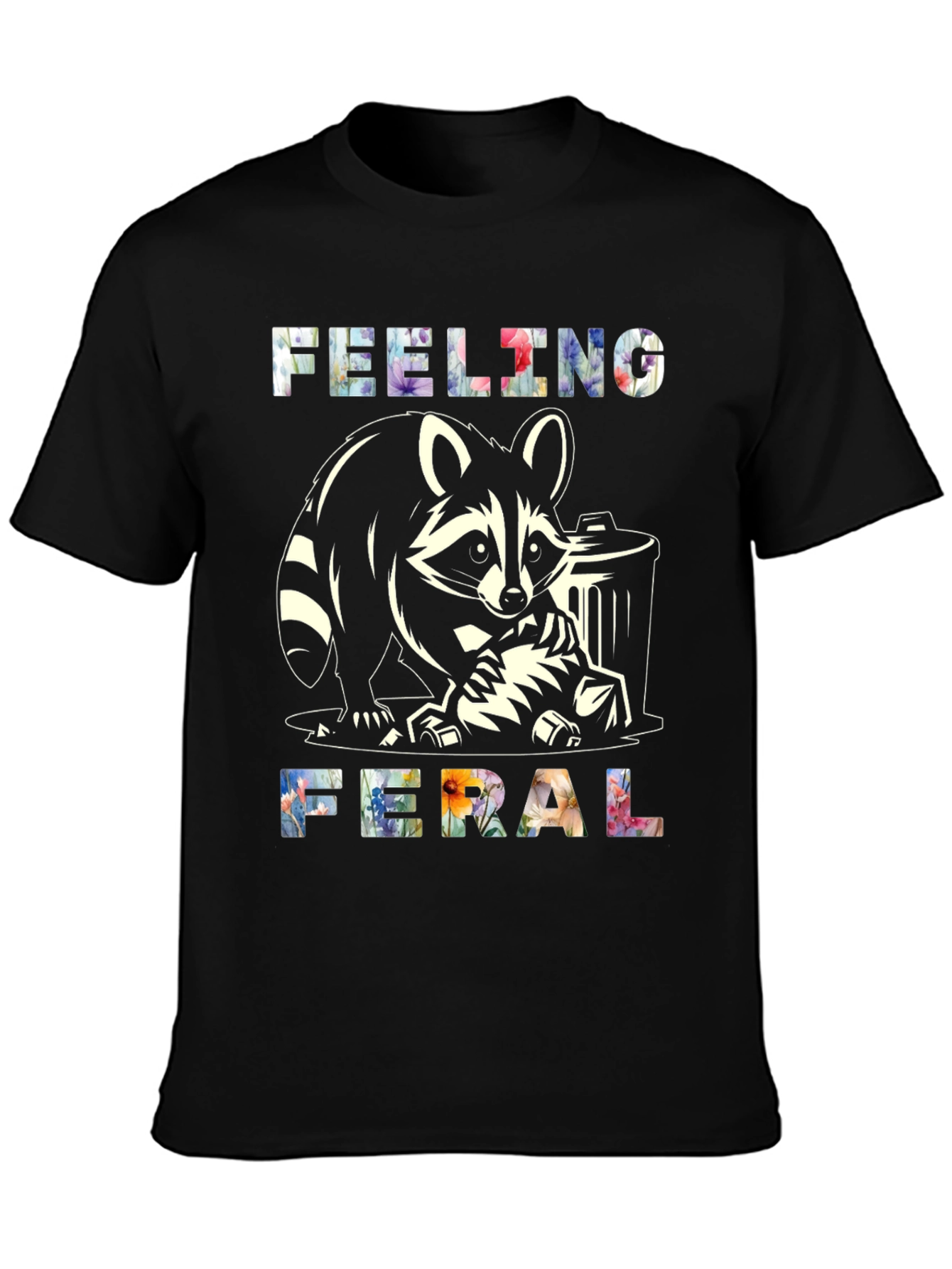 Feeling Feral Raccoon Graphic Tee