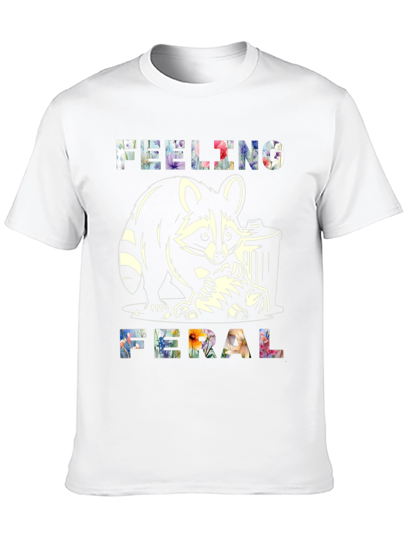 Feeling Feral Raccoon Graphic Tee