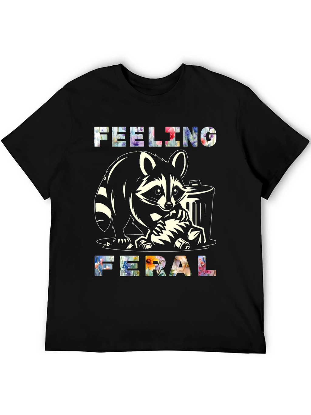 Feeling Feral Raccoon Graphic Tee