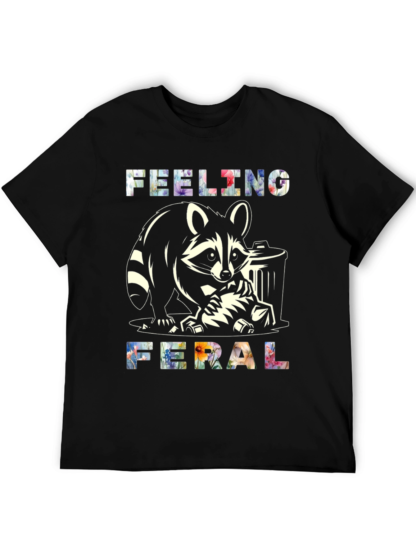 Feeling Feral Raccoon Graphic Tee