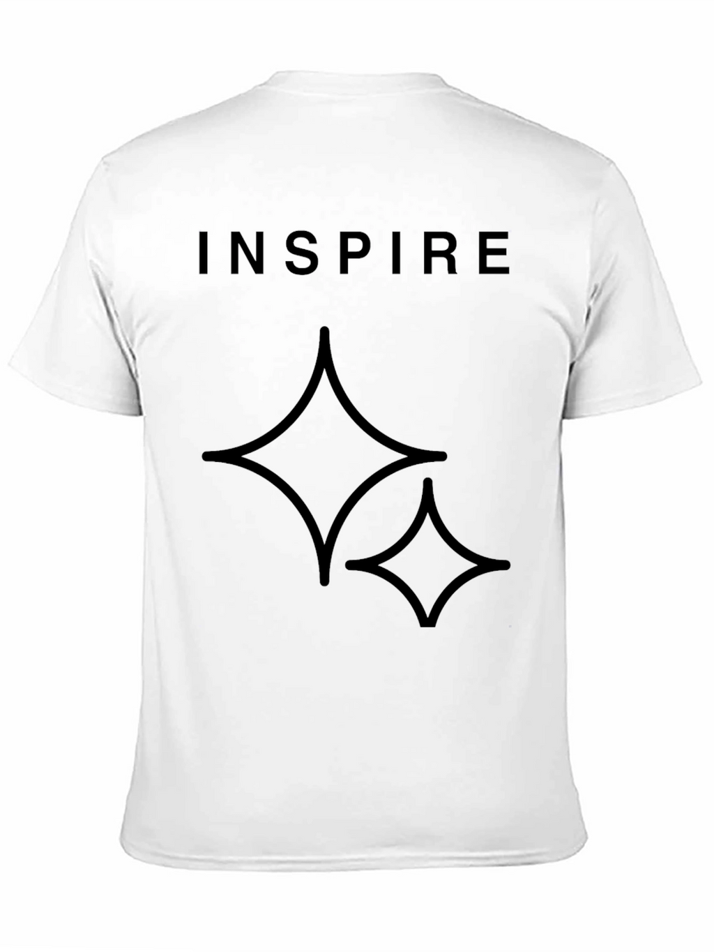 Inspire Black Graphic Tee