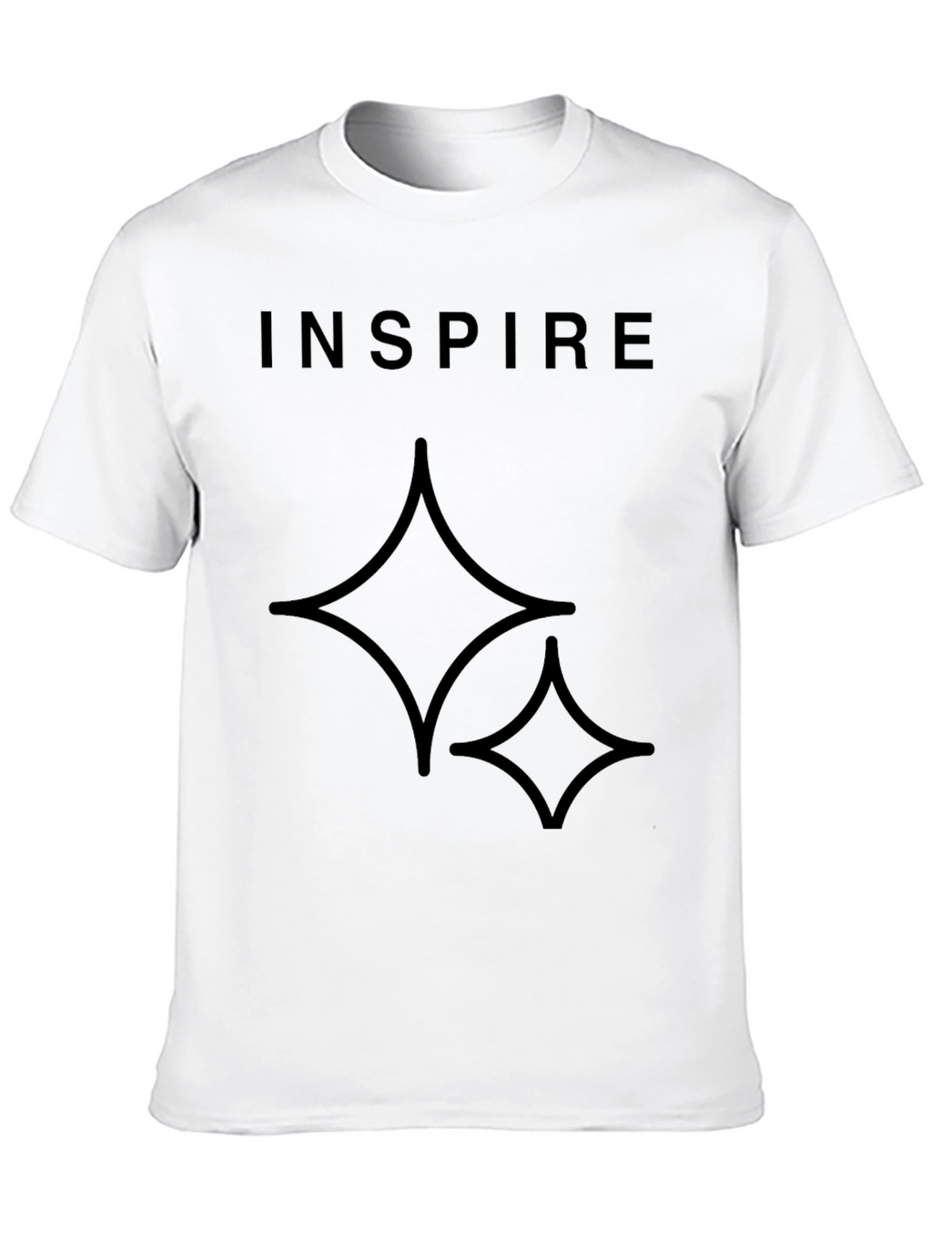 Inspire Black Graphic Tee