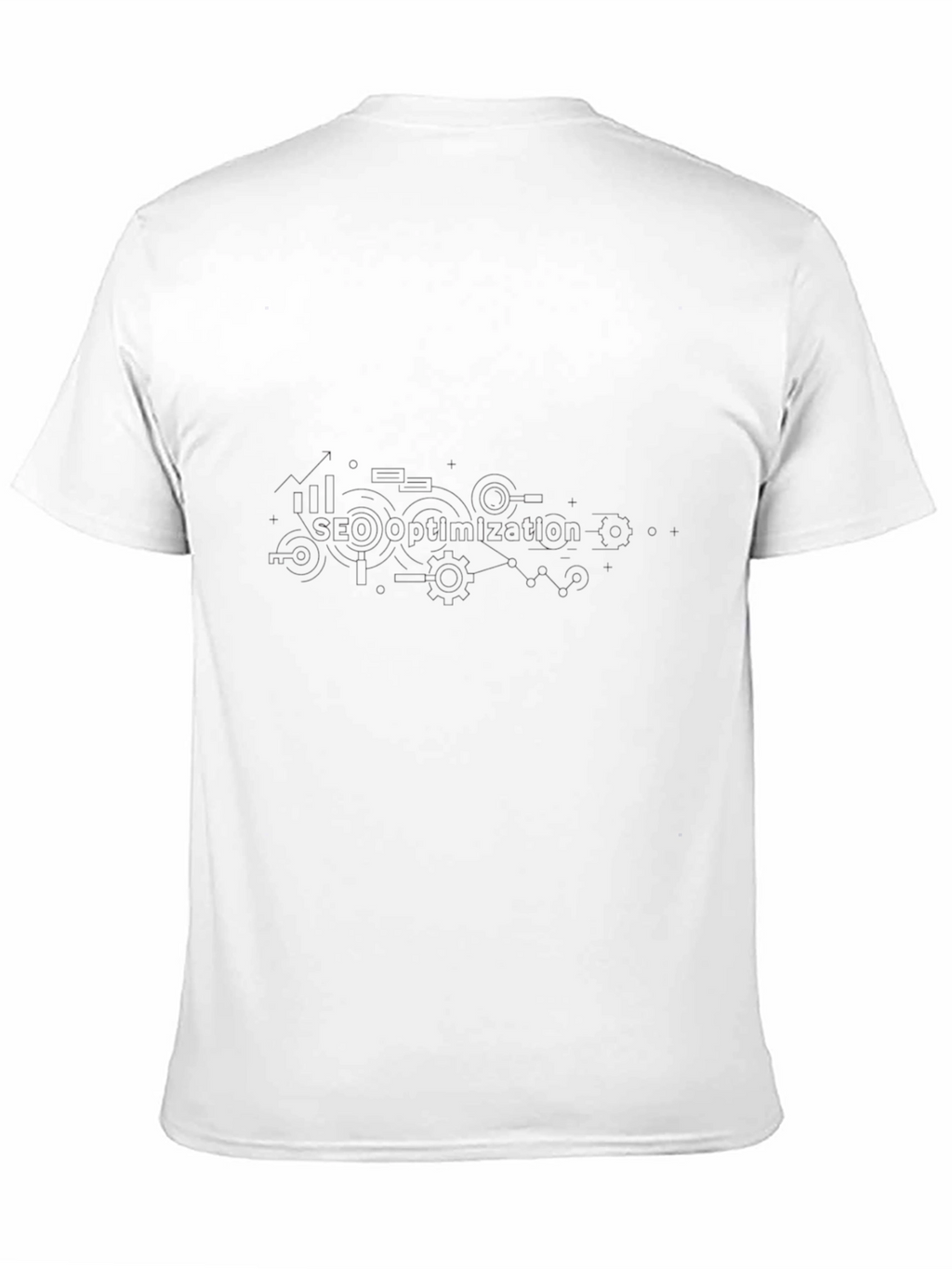 Mens Solid Black Short Sleeve Crew Neck T-Shirt