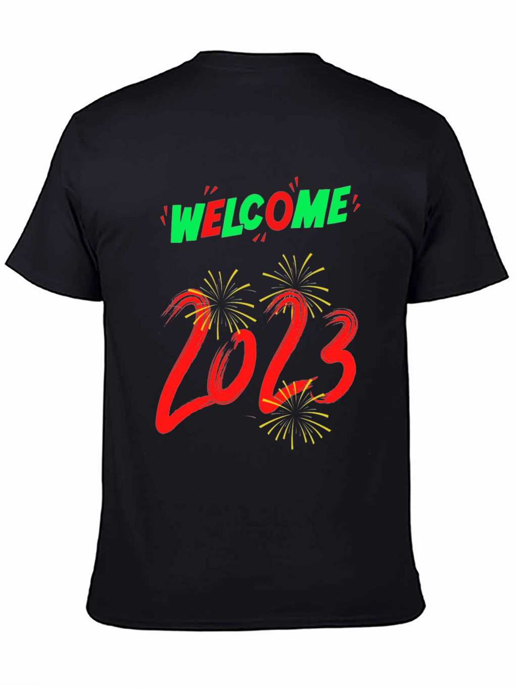 Welcome 2023 Graphic Tee - New Year Celebration Shirt