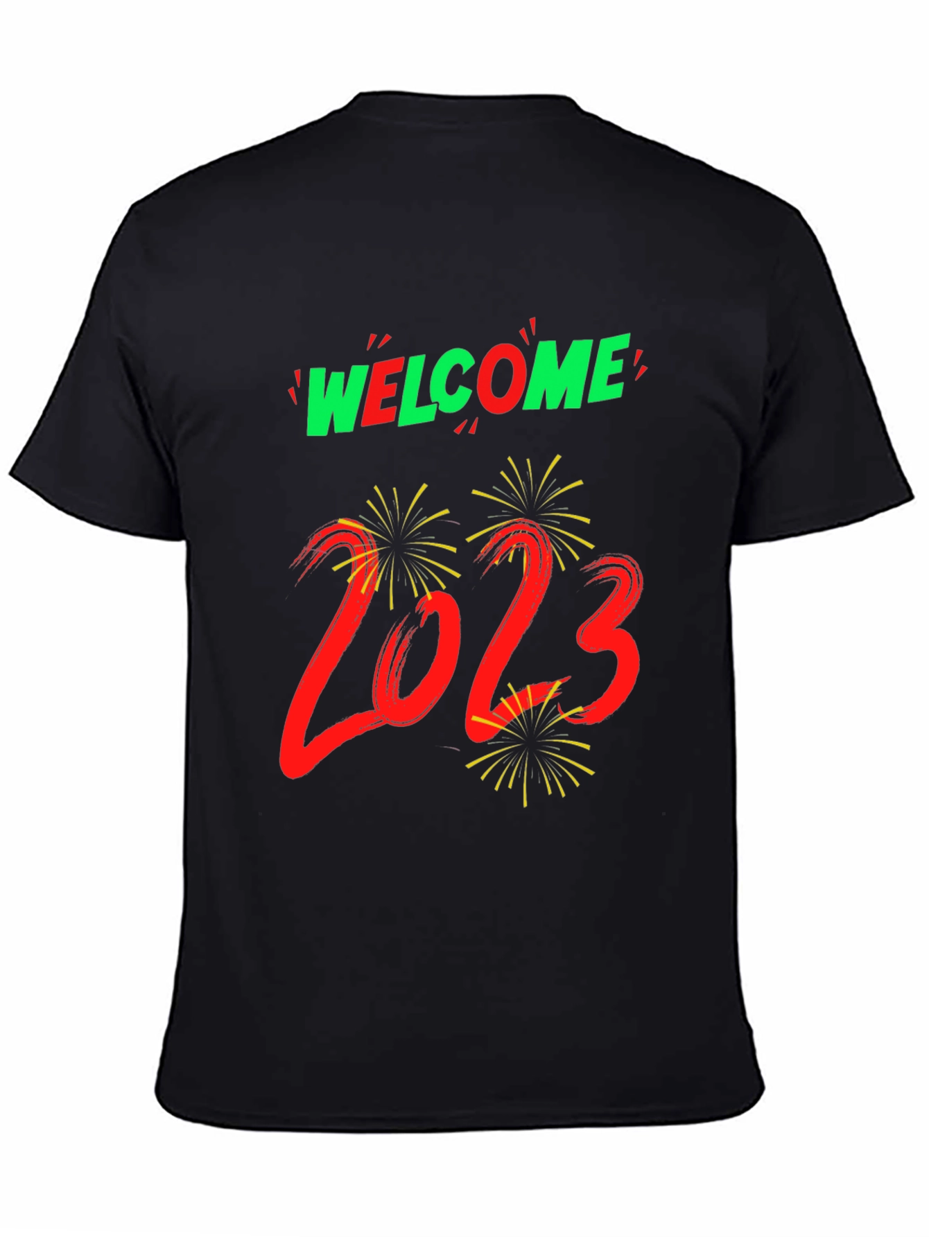 Welcome 2023 Graphic Tee - New Year Celebration Shirt