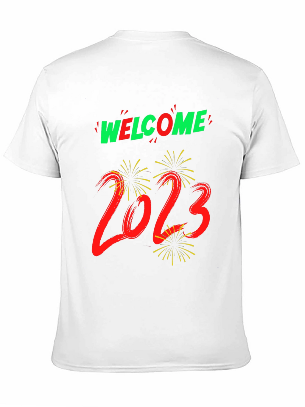 Welcome 2023 Graphic Tee - New Year Celebration Shirt