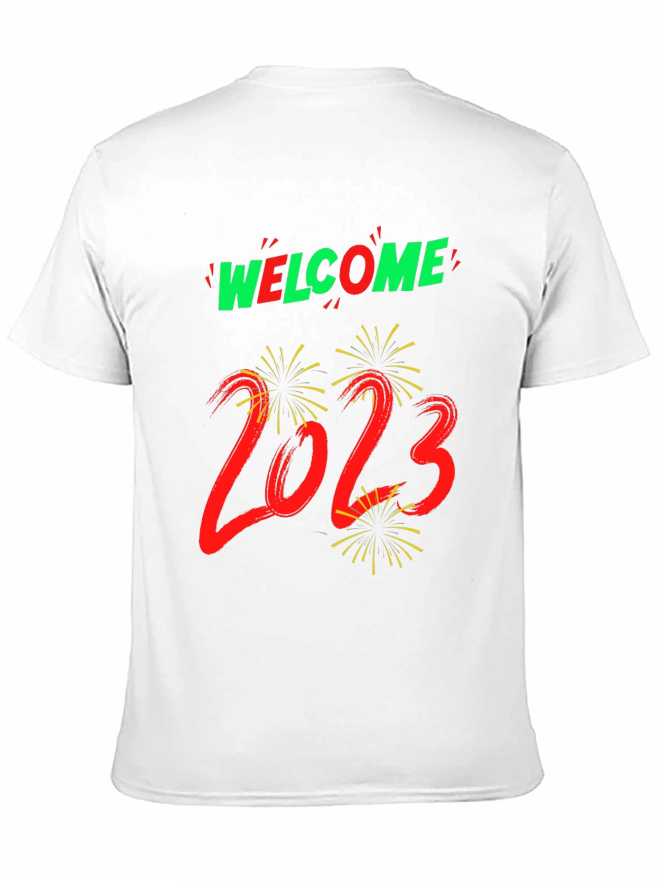 Welcome 2023 Graphic Tee - New Year Celebration Shirt