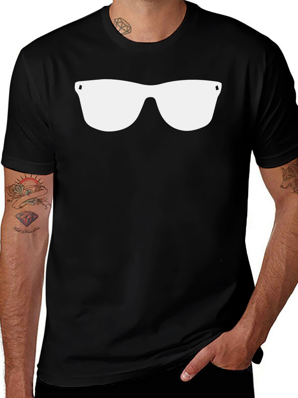 Cool Shades Graphic Tee - Stylish Unisex T-Shirt